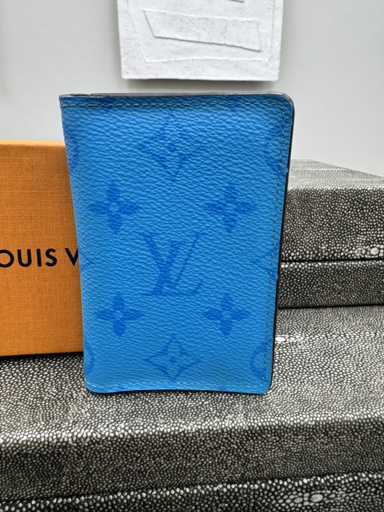 Louis Vuitton Lagoon Blue Pocket Organizer