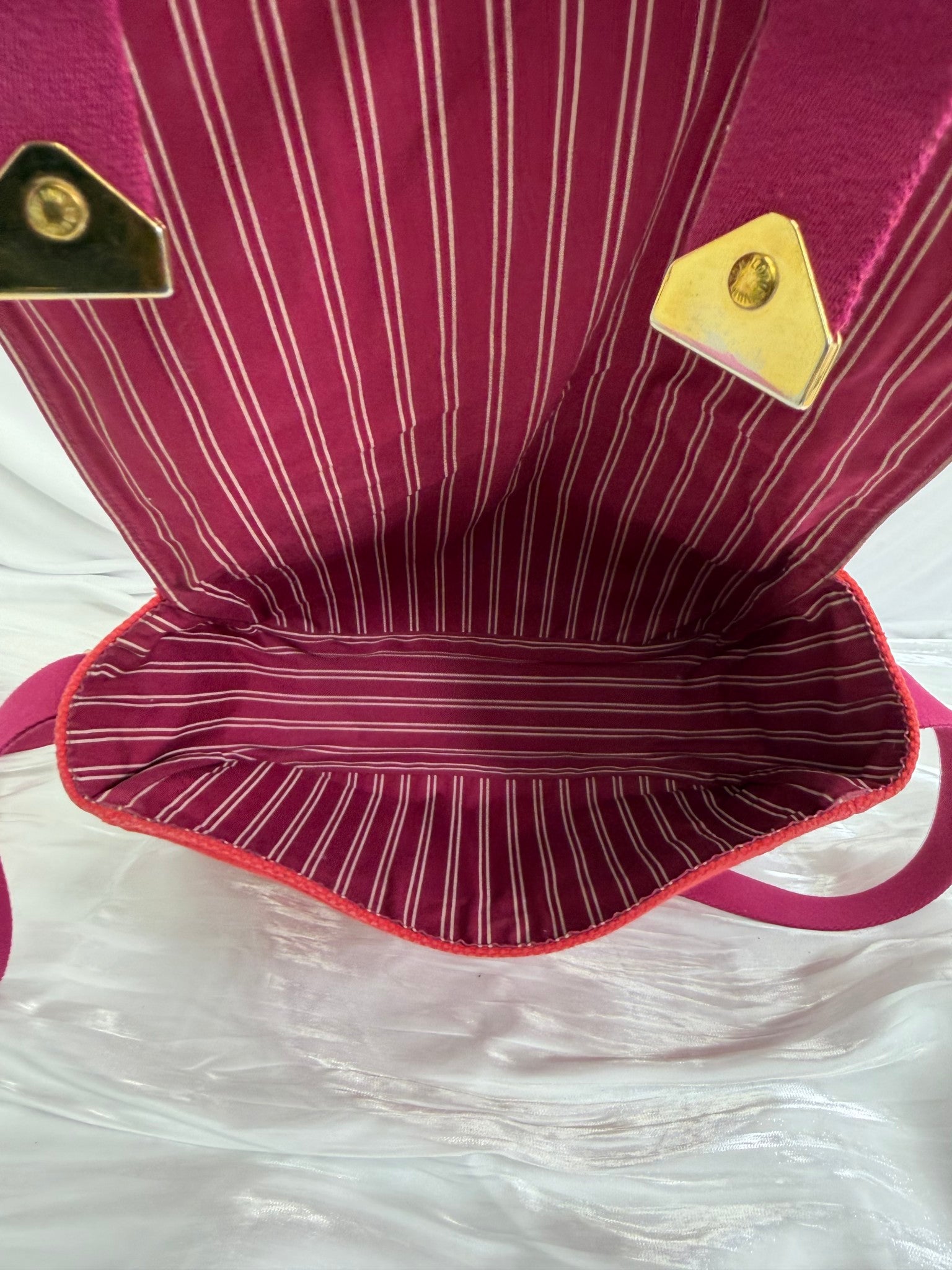 Louis Vuitton Red Canvas Antiqua Messenger Bag