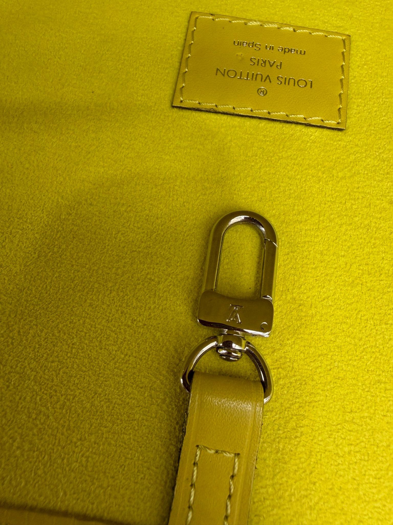 Louis Vuitton Yellow Epi Neverfull MM