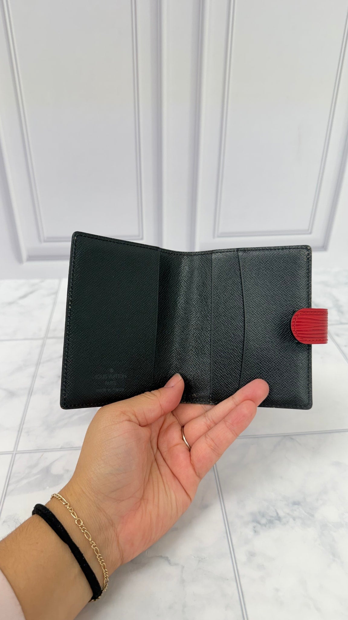 Louis Vuitton Red Epi Leather Mini Agenda