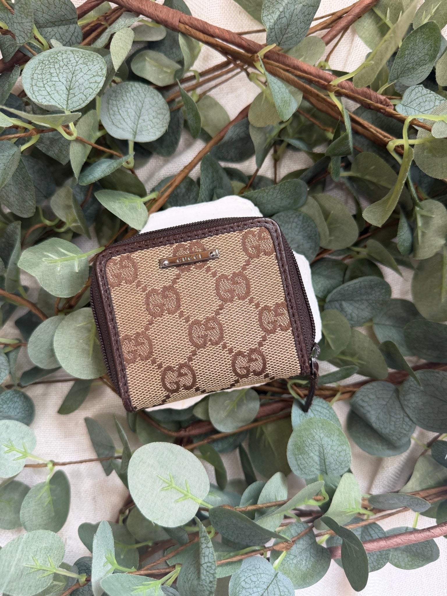 Gucci GG Canvas Mini Coin Case