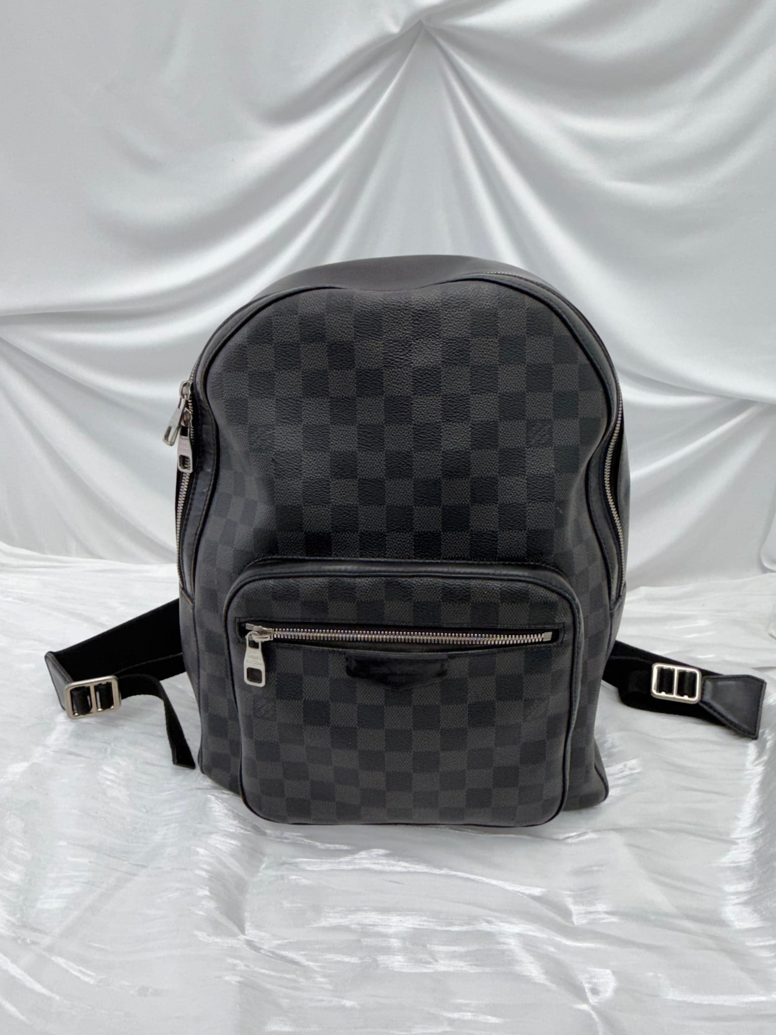 Louis Vuitton Black Damier Graphite Josh Backpack