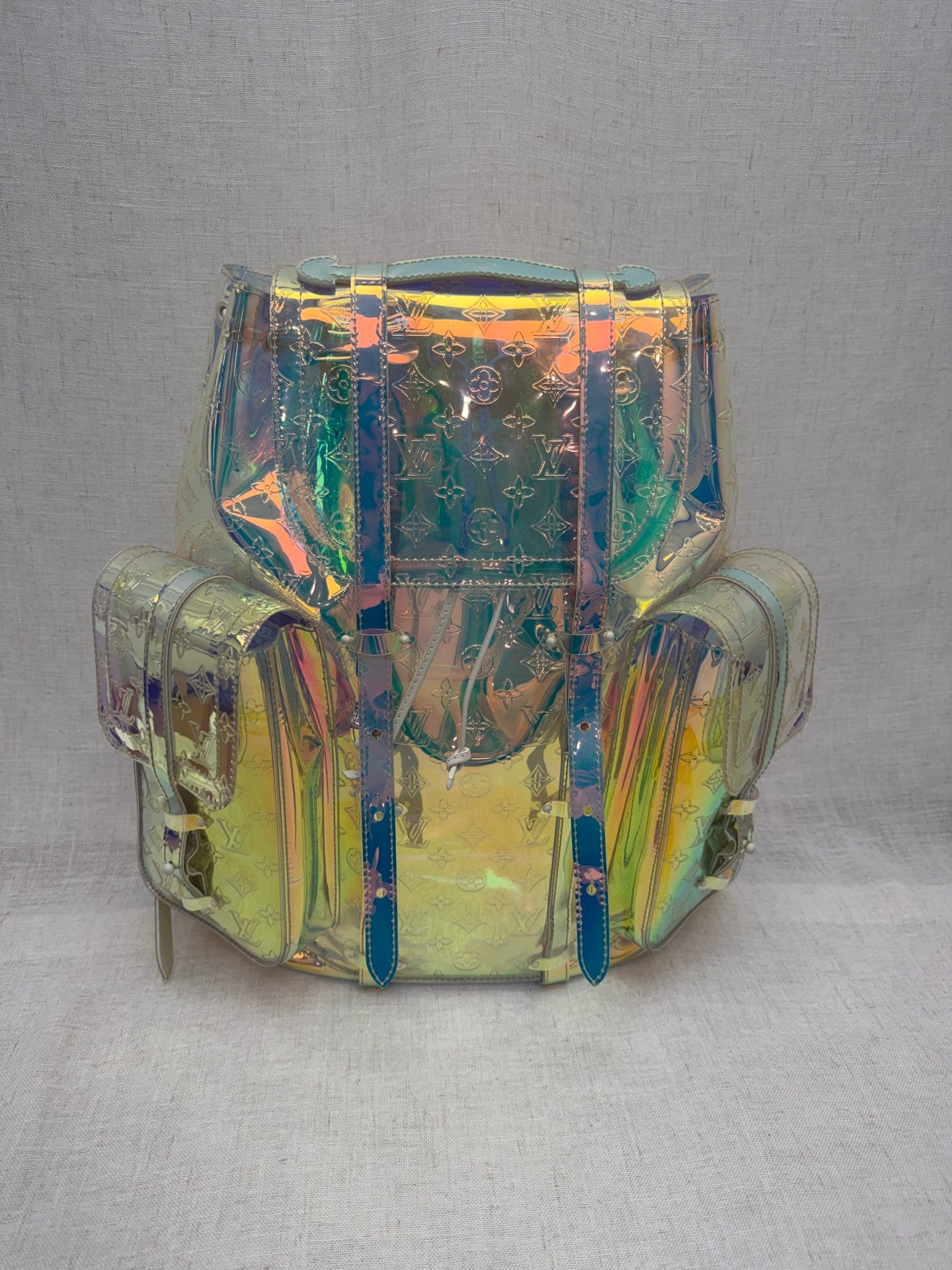 BRAND NEW- Louis Vuitton Prism Monogram Christopher GM Backpack