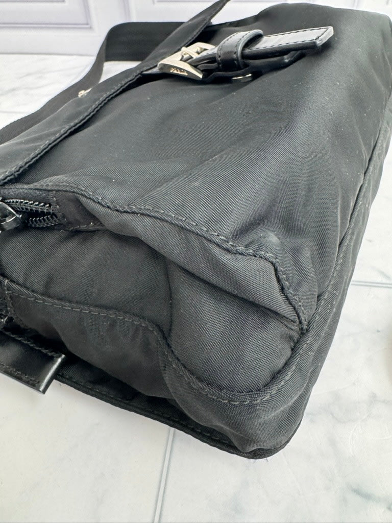 Prada Black Nylon Crossbody Bag