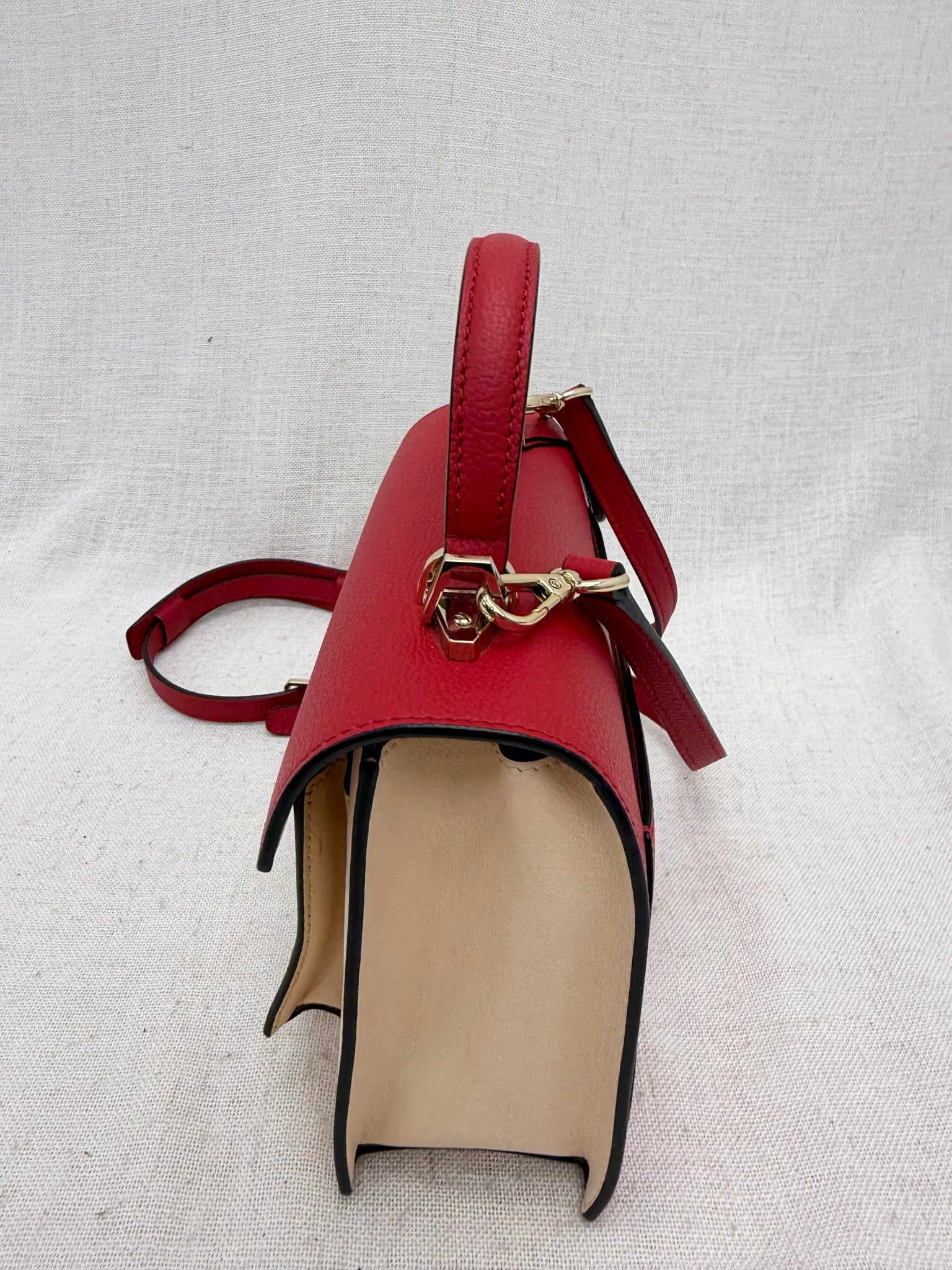 MCM Tricolor Leather Patricia Satchel 2way Bag