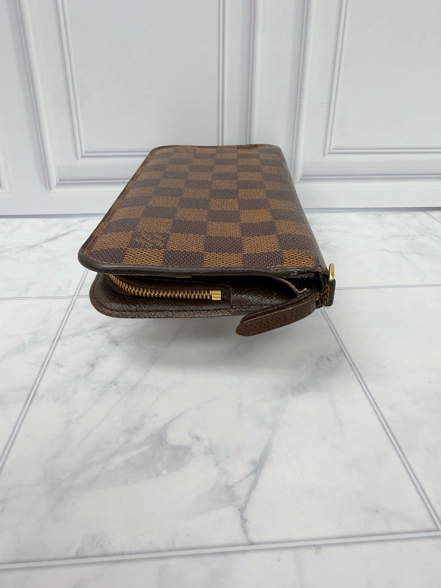 Louis Vuitton Damier Ebene Porte Feuille Long Wallet