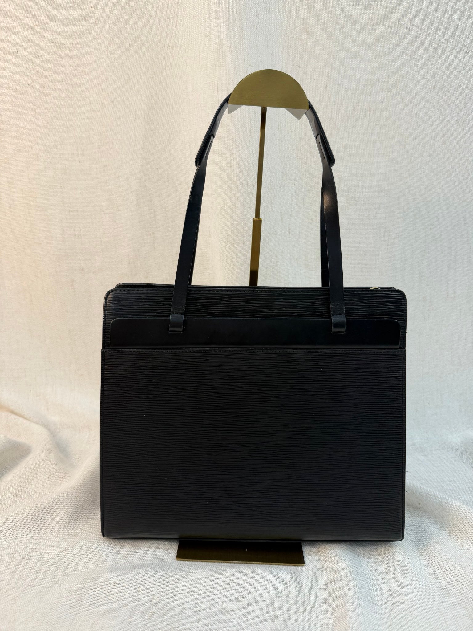Louis Vuitton Black Epi Leather Crosette PM Bag