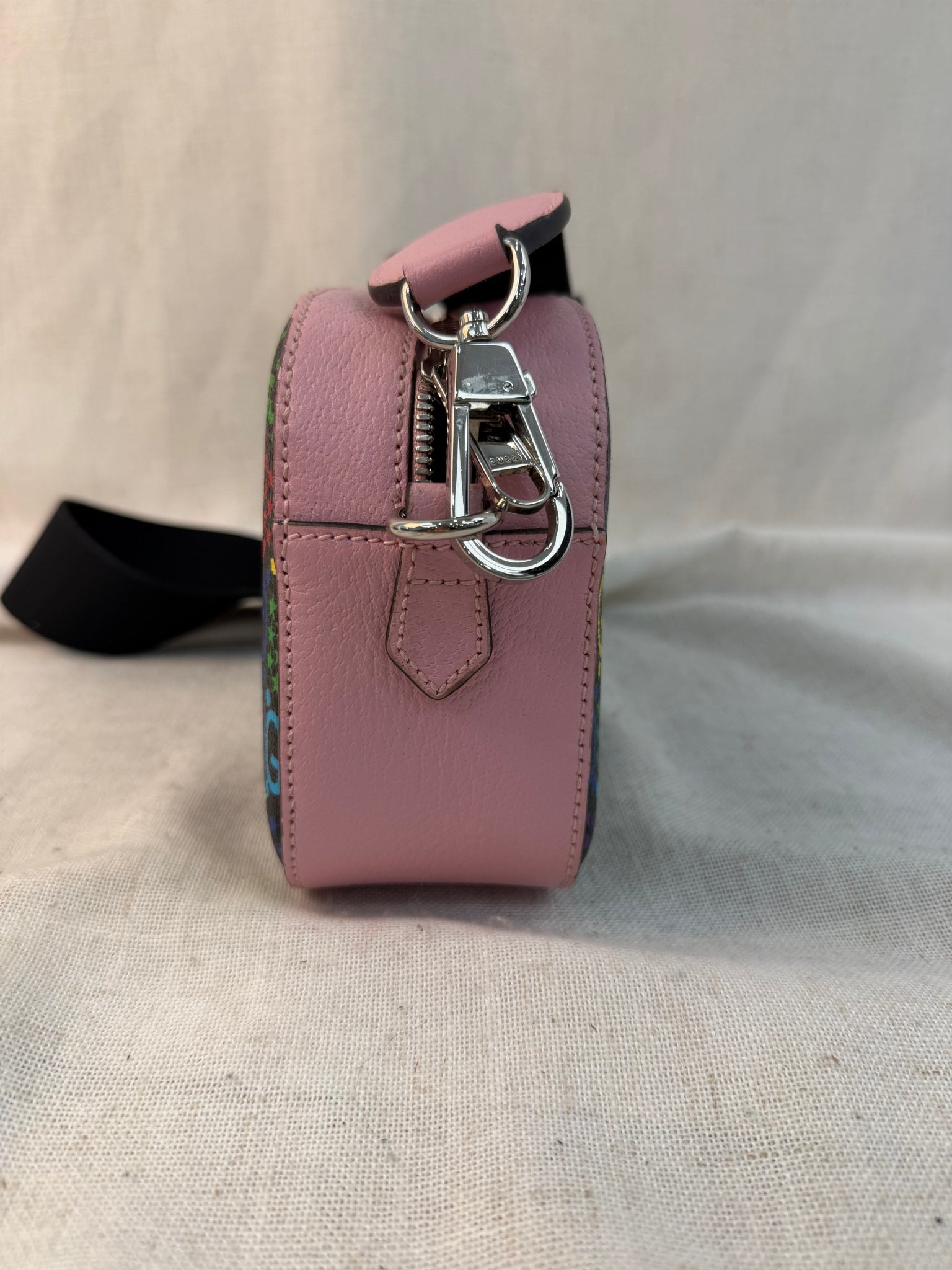 Gucci Multicolor Coated Canvas GG Psychedelic Small Shoulder Bag