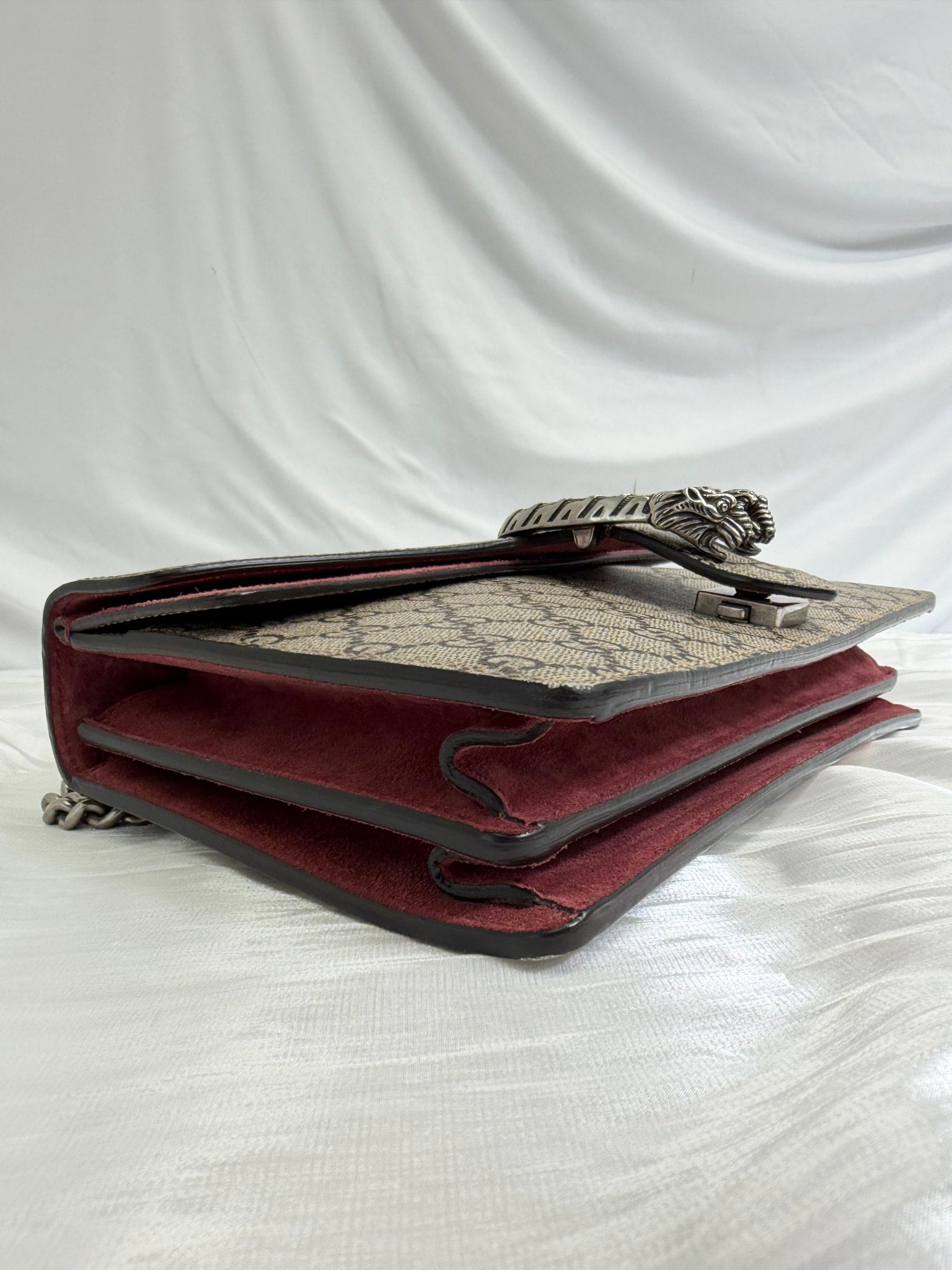 Gucci GG Supreme Pink Blooms Small Dionysus Bag