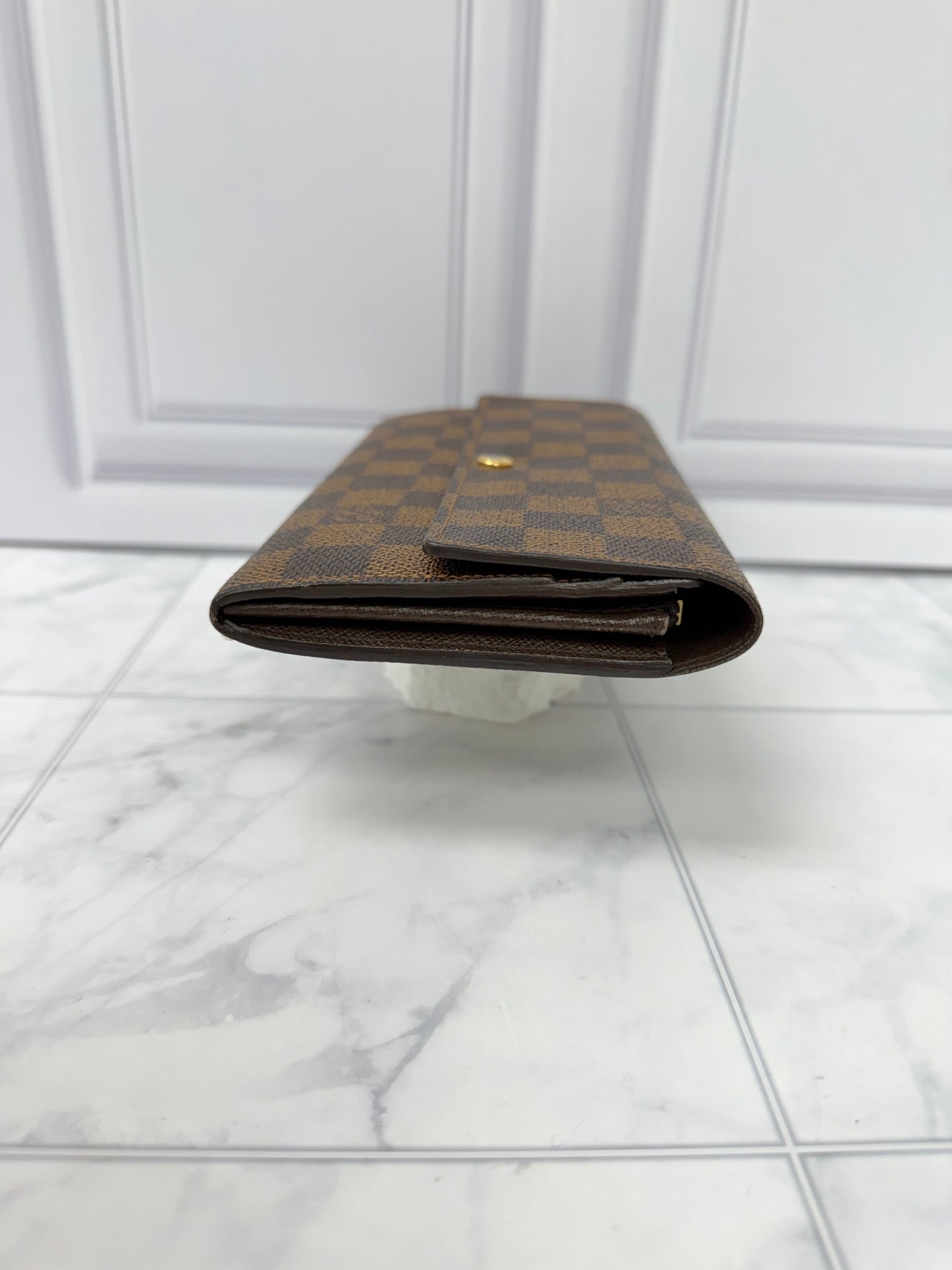 Louis Vuitton Damier Ebene Sarah Wallet