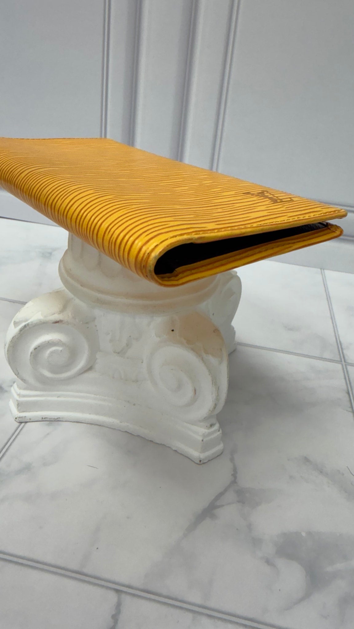 Louis Vuitton Yellow Epi Long Wallet