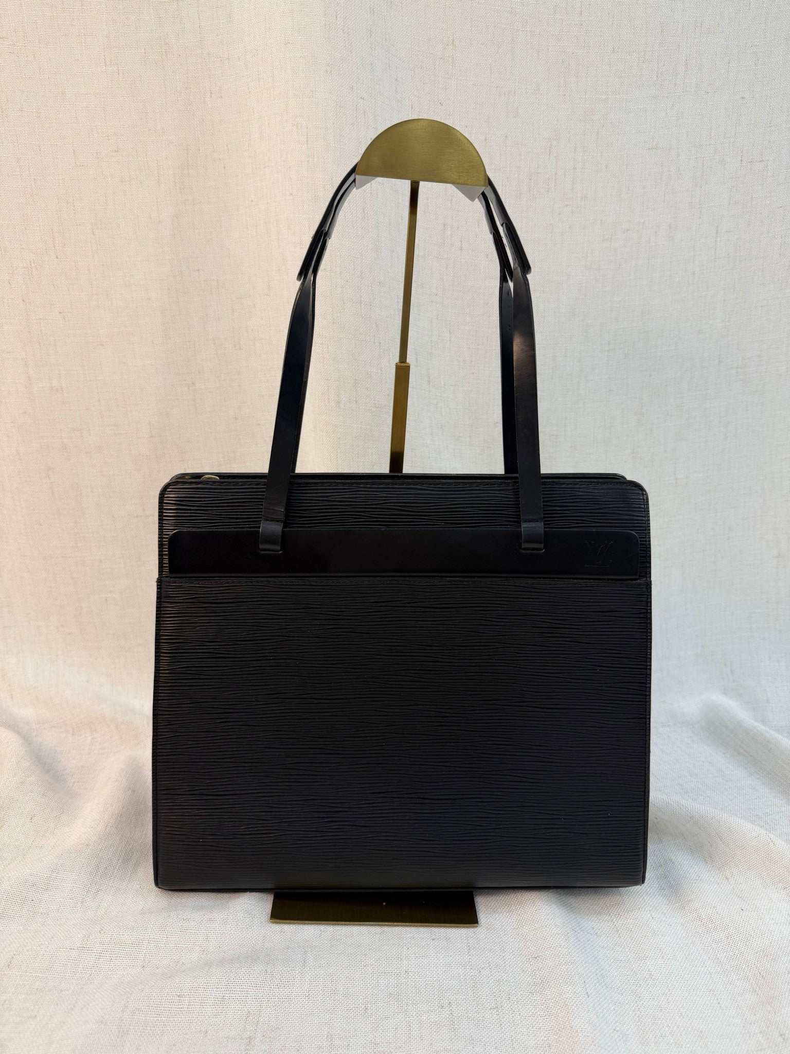 Louis Vuitton Black Epi Leather Crosette PM Bag