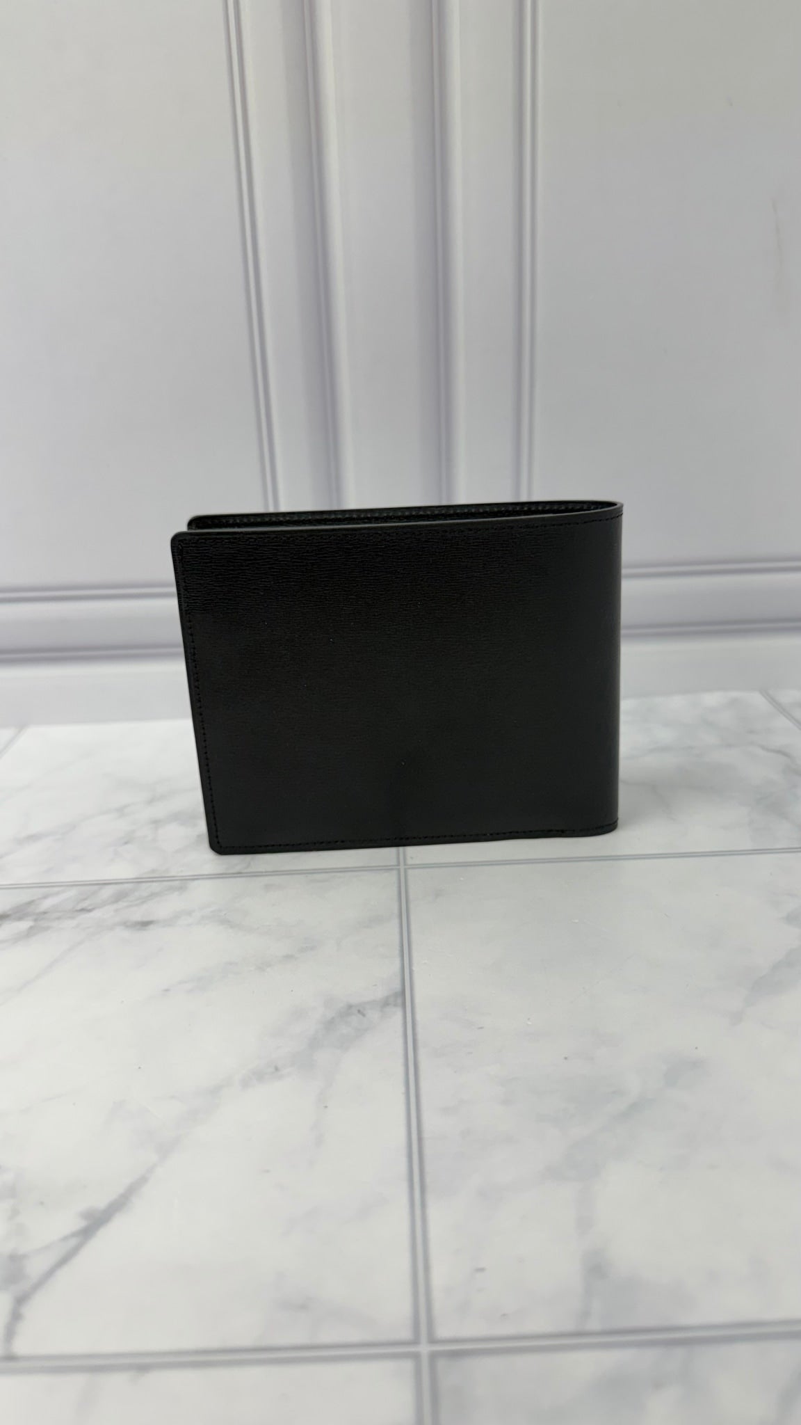 BRAND NEW - Burberry Black Leather Bifold Wallet