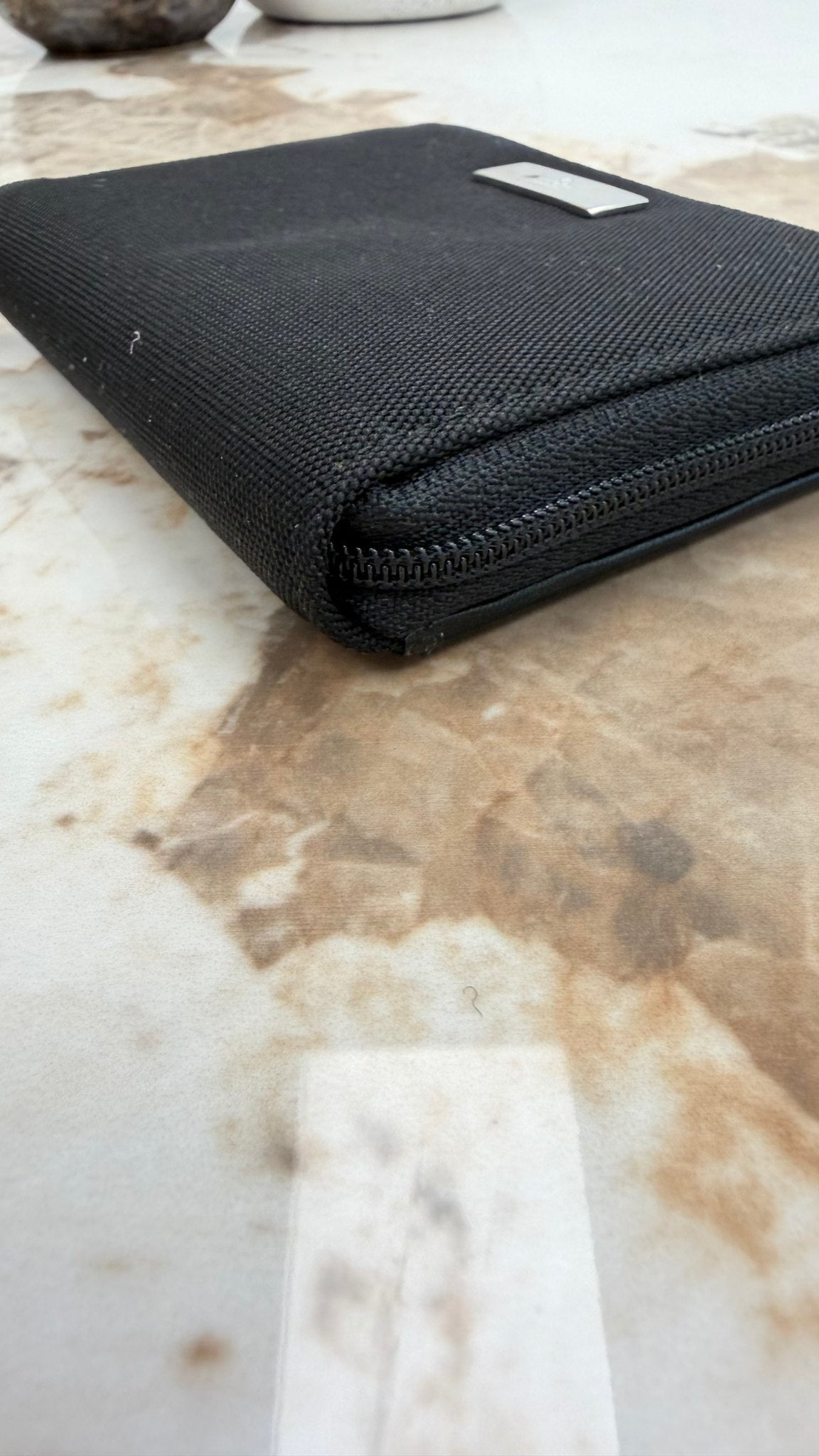 Gucci Black Nylon Zippy Coin Case