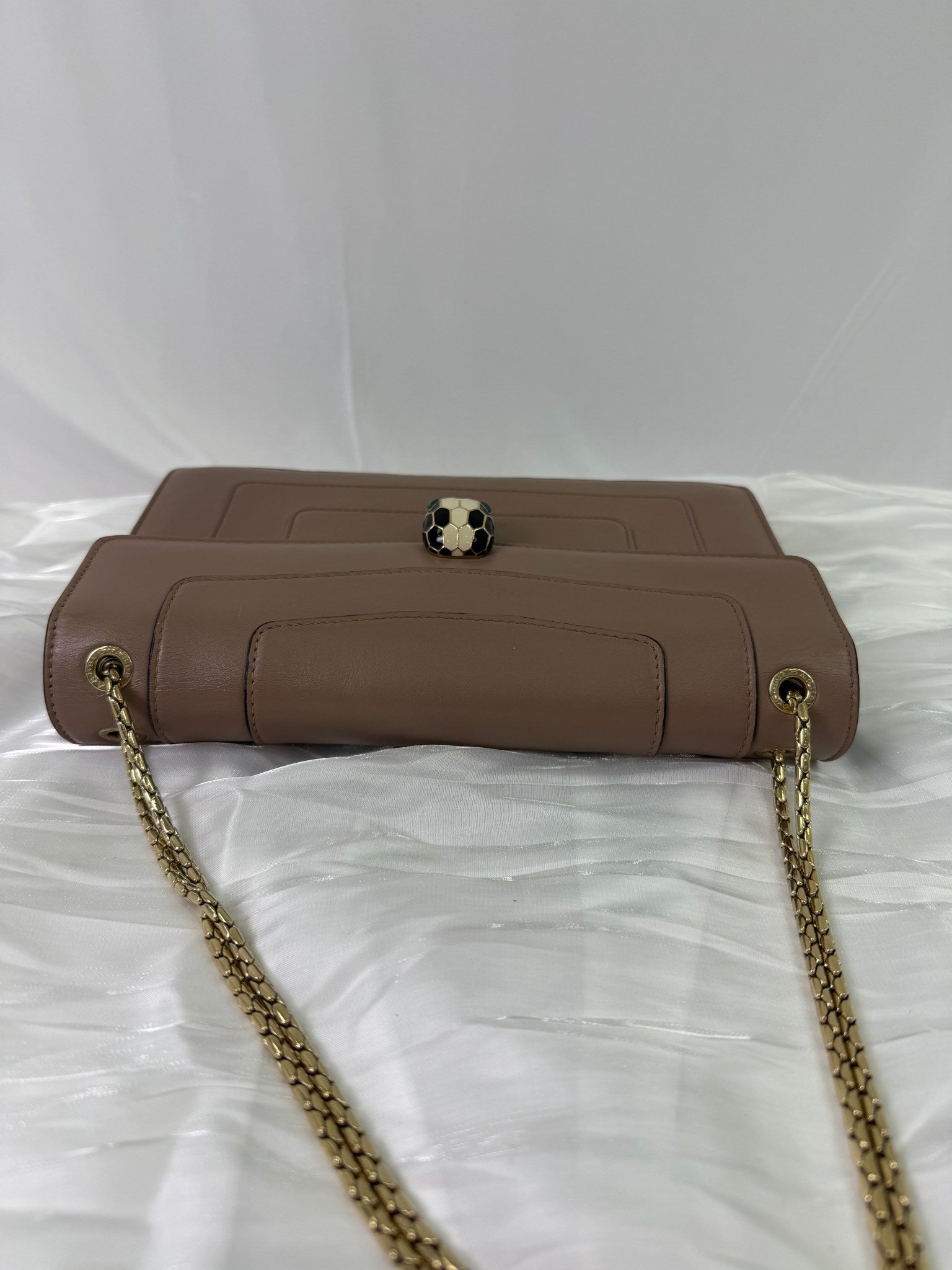 Bvlgari Brown Leather Serpenti Forever Bag