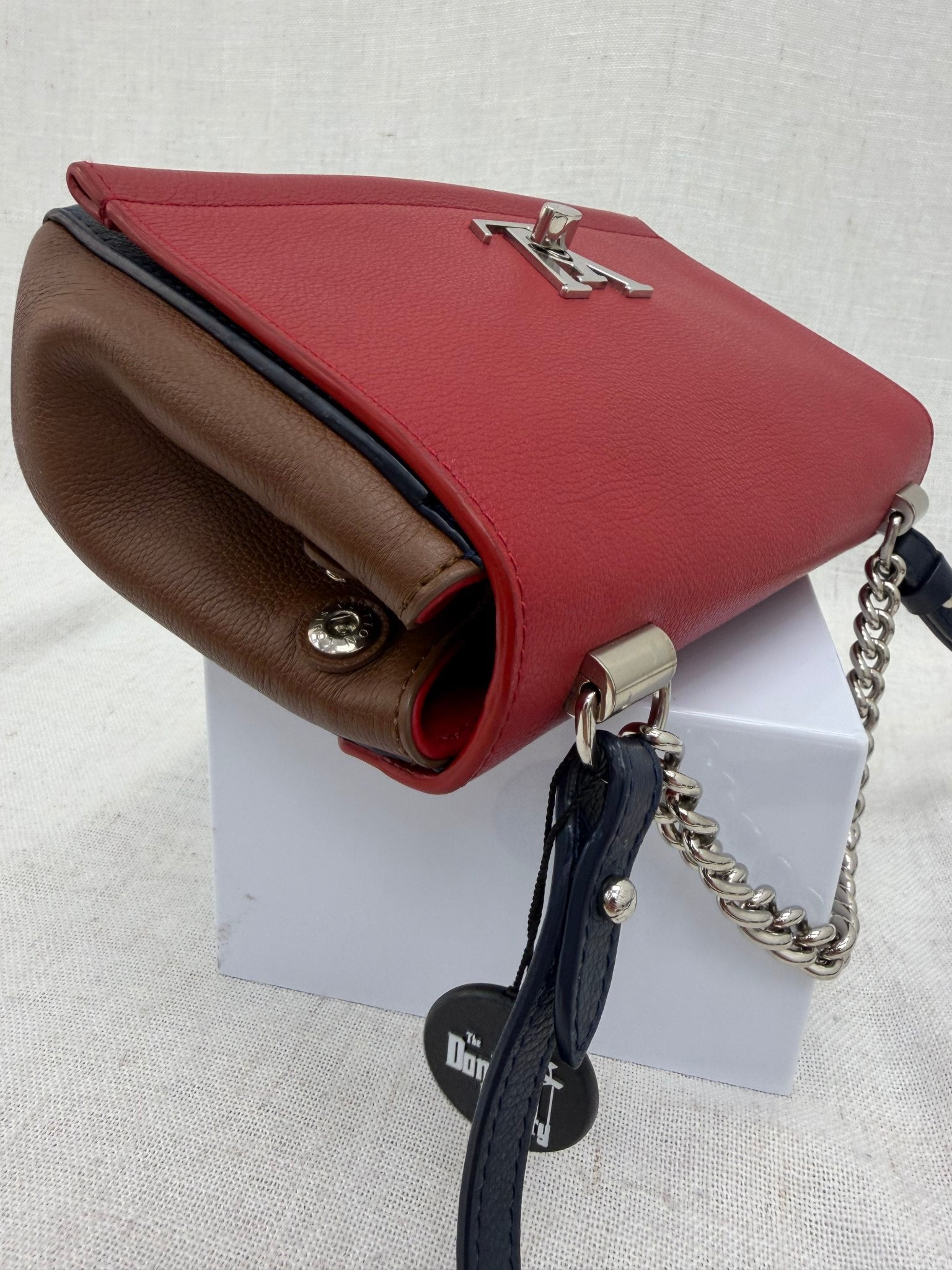 Louis Vuitton Tricolor Leather Lockme BB Bag