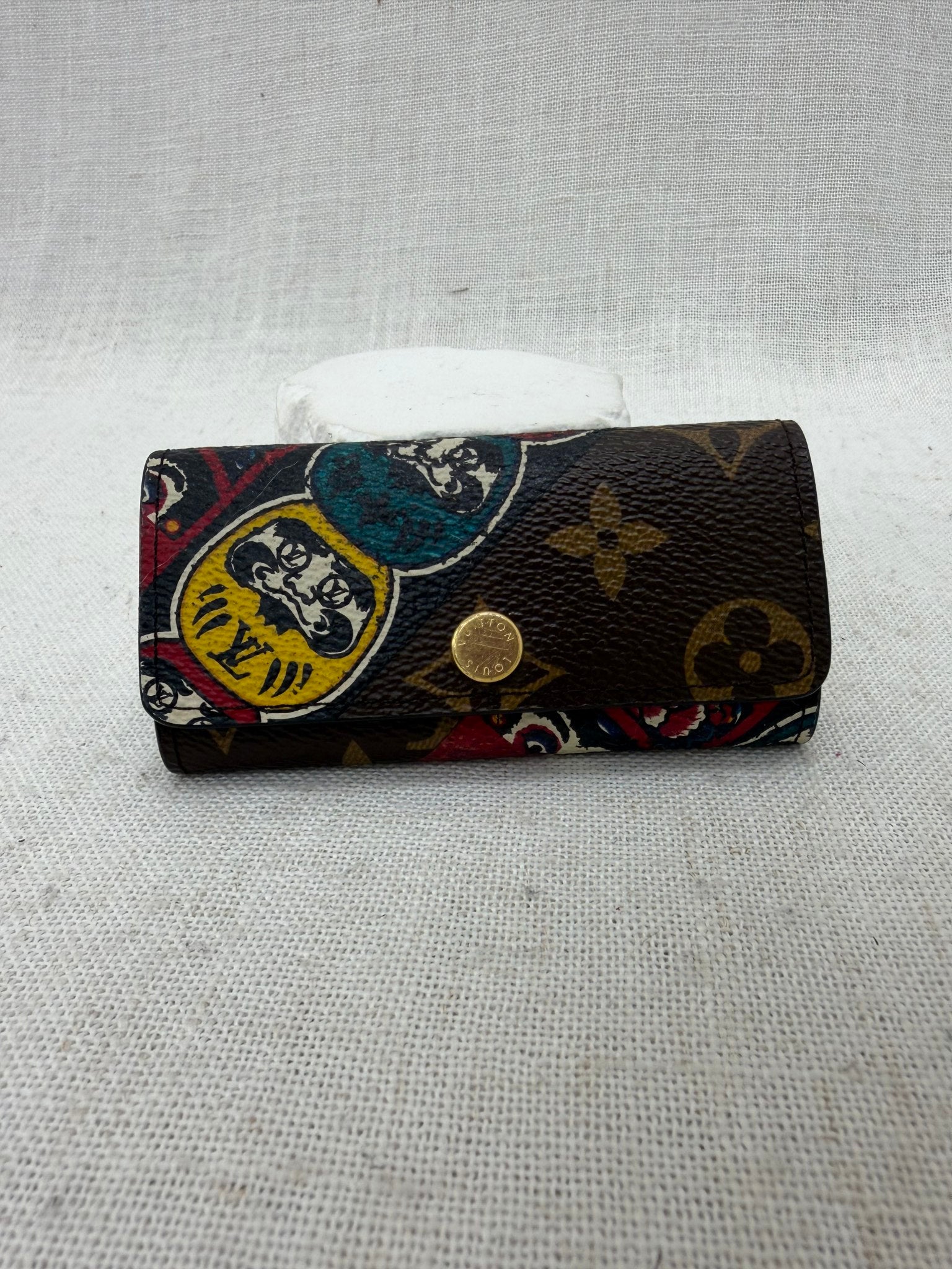 Louis Vuitton x Kabuki Monogram 4 Key Ring Case