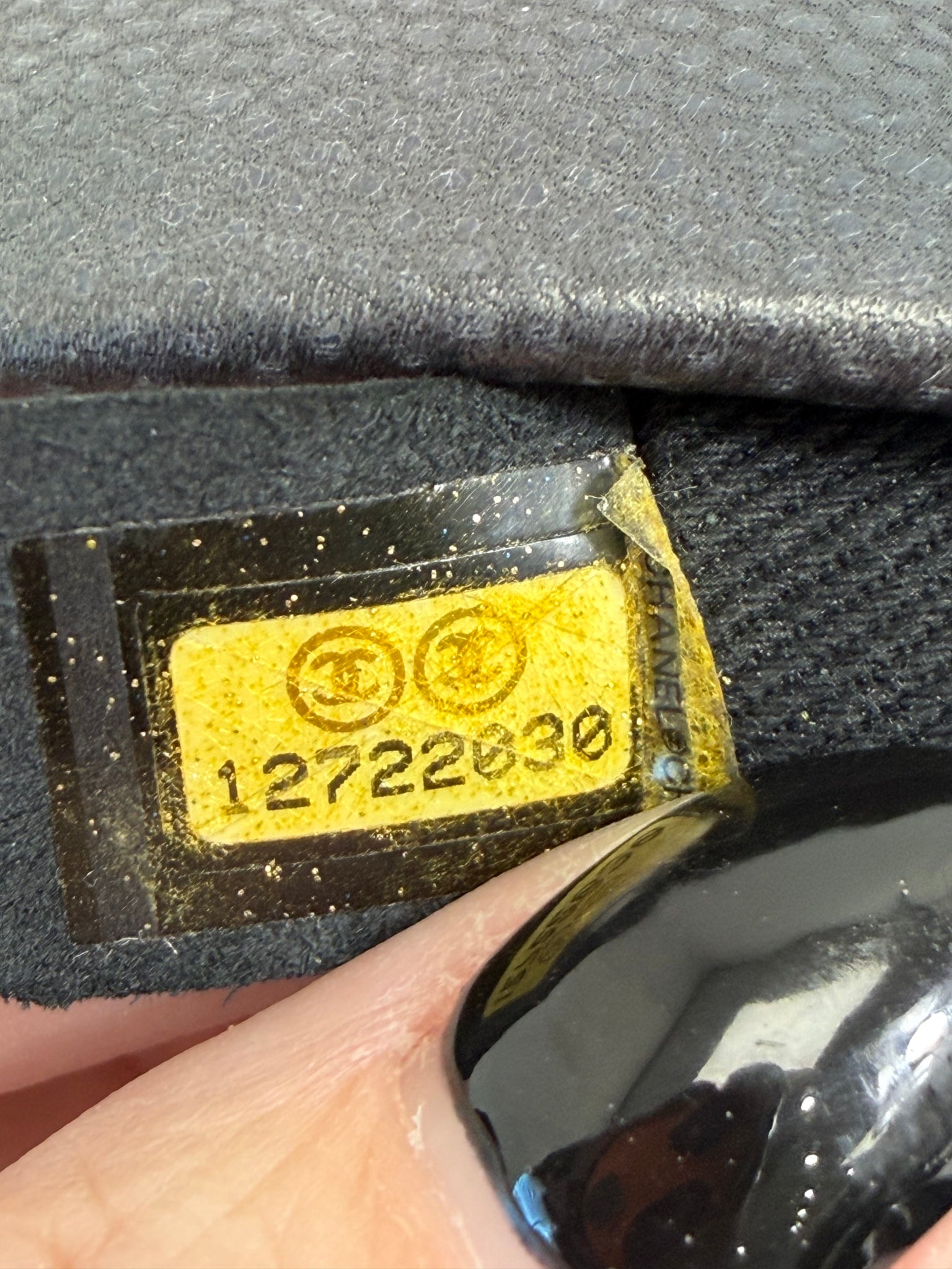 Chanel Black Caviar CC Tote Bag