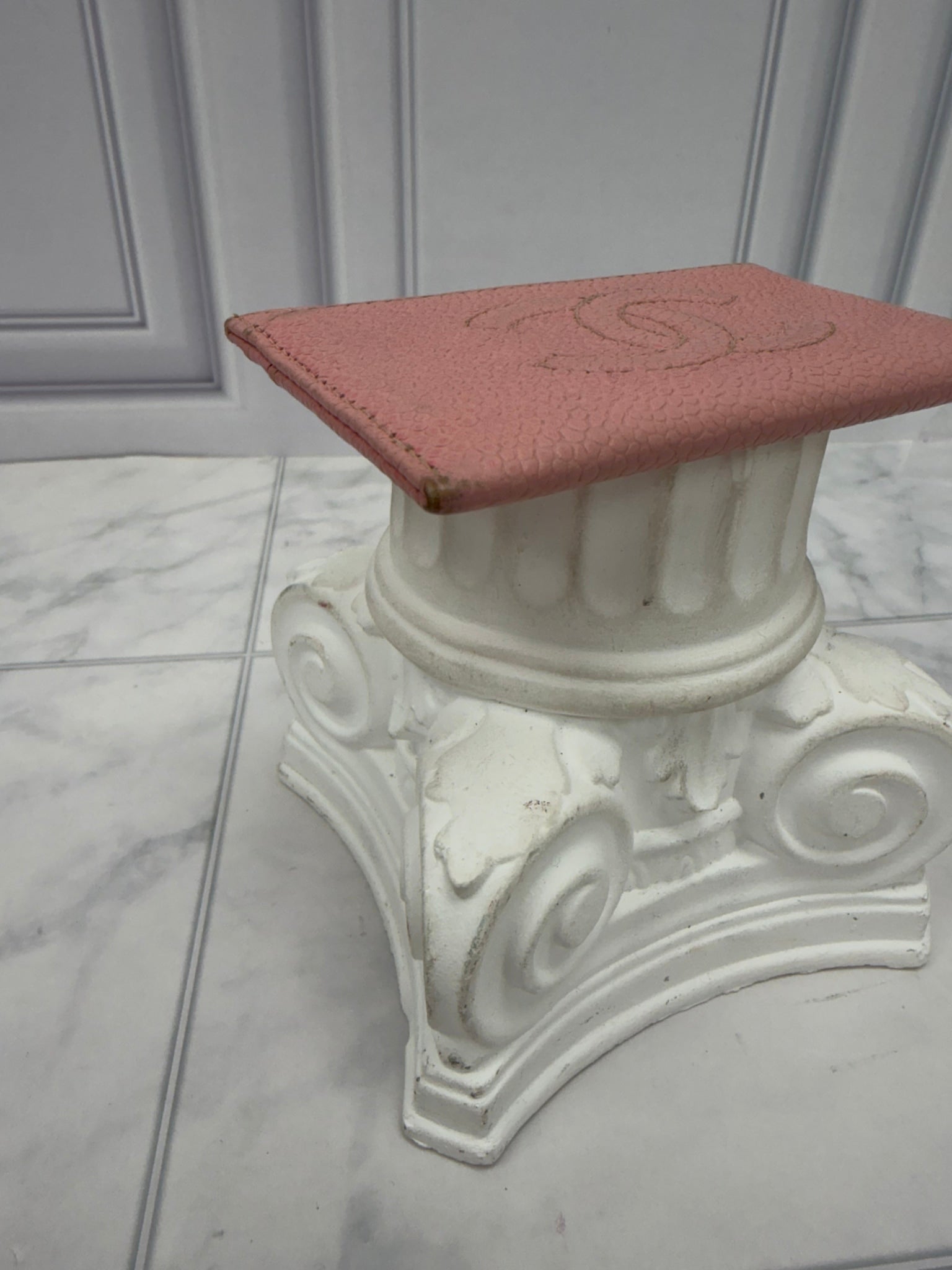 Chanel Pink Caviar Leather Card Case