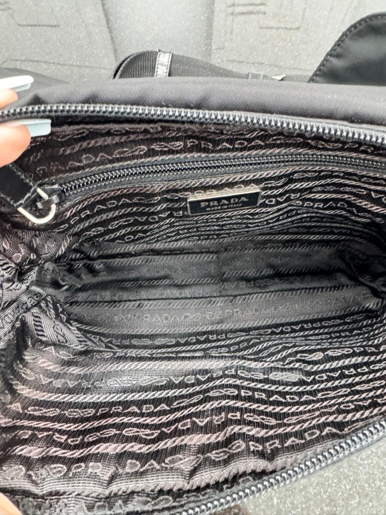 Prada Black Nylon Crossbody Bag