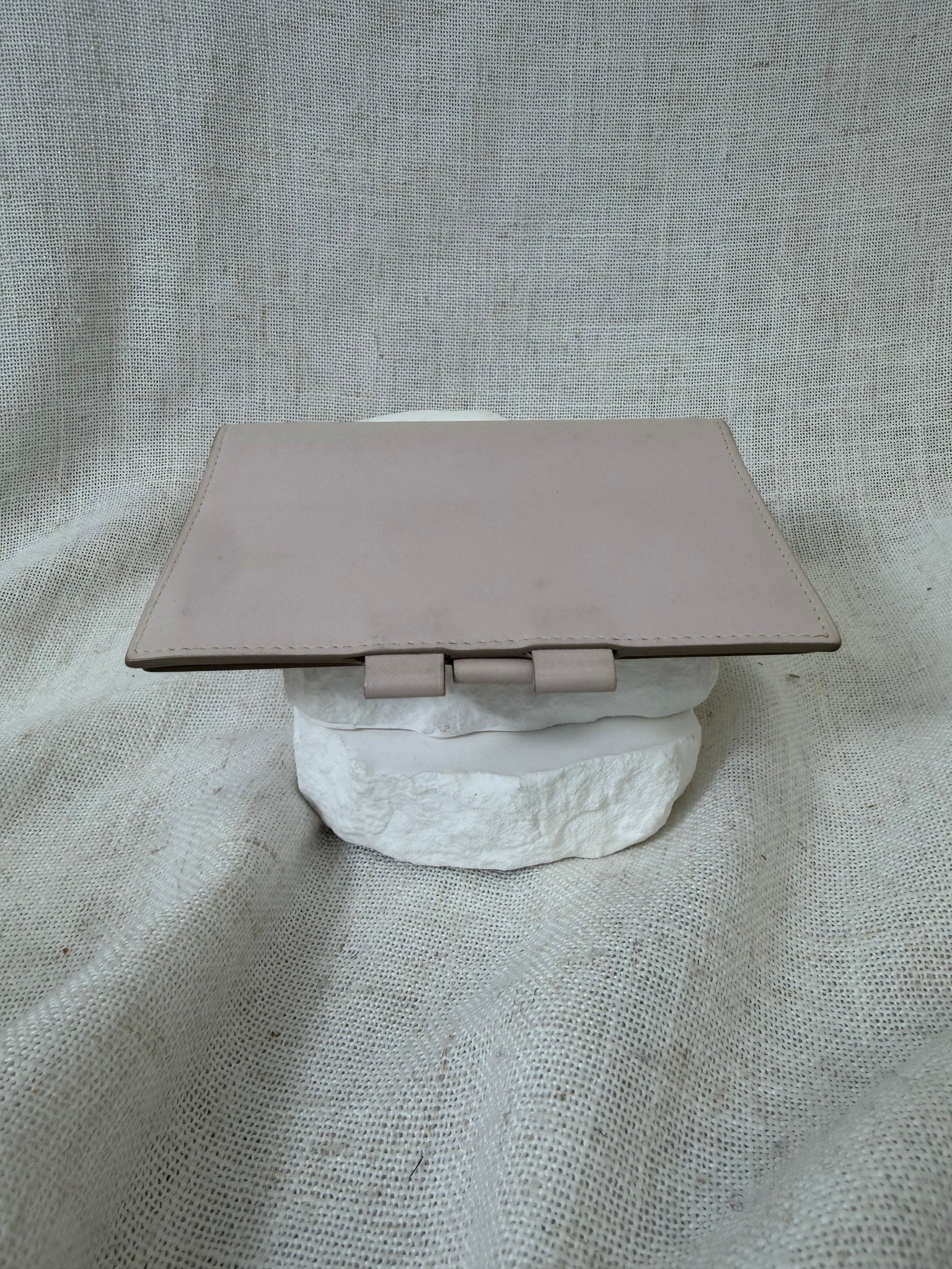 Hermes Pink Leather Passport Holder