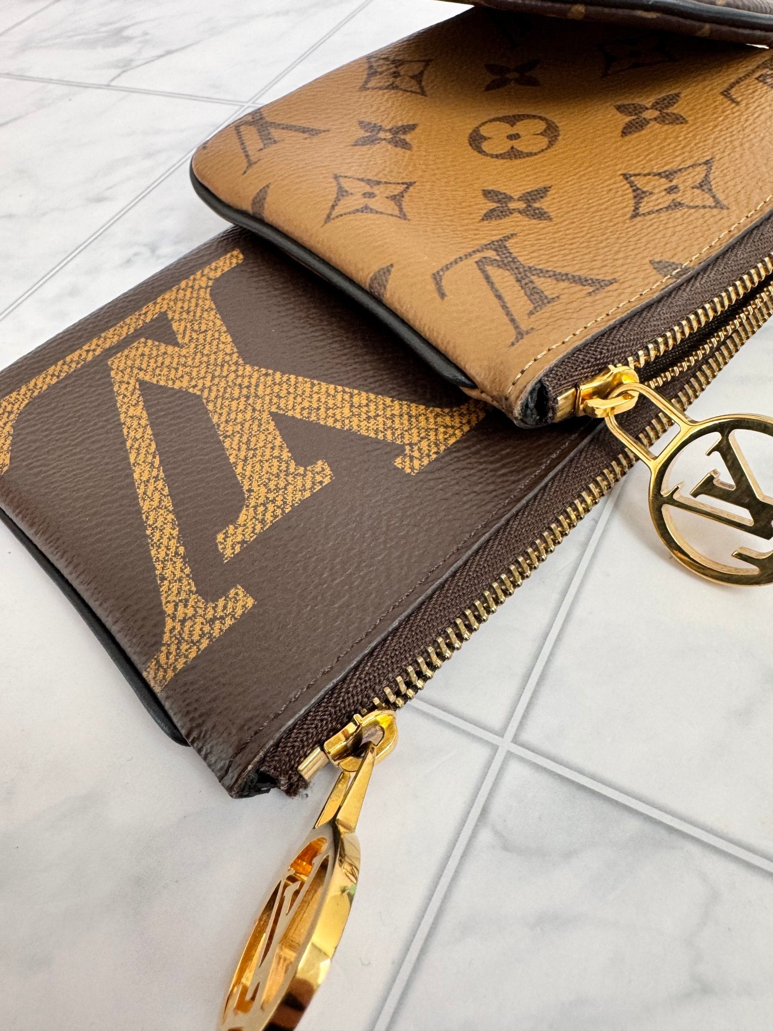 Louis Vuitton Reverse Monogram Pochette Trio Set