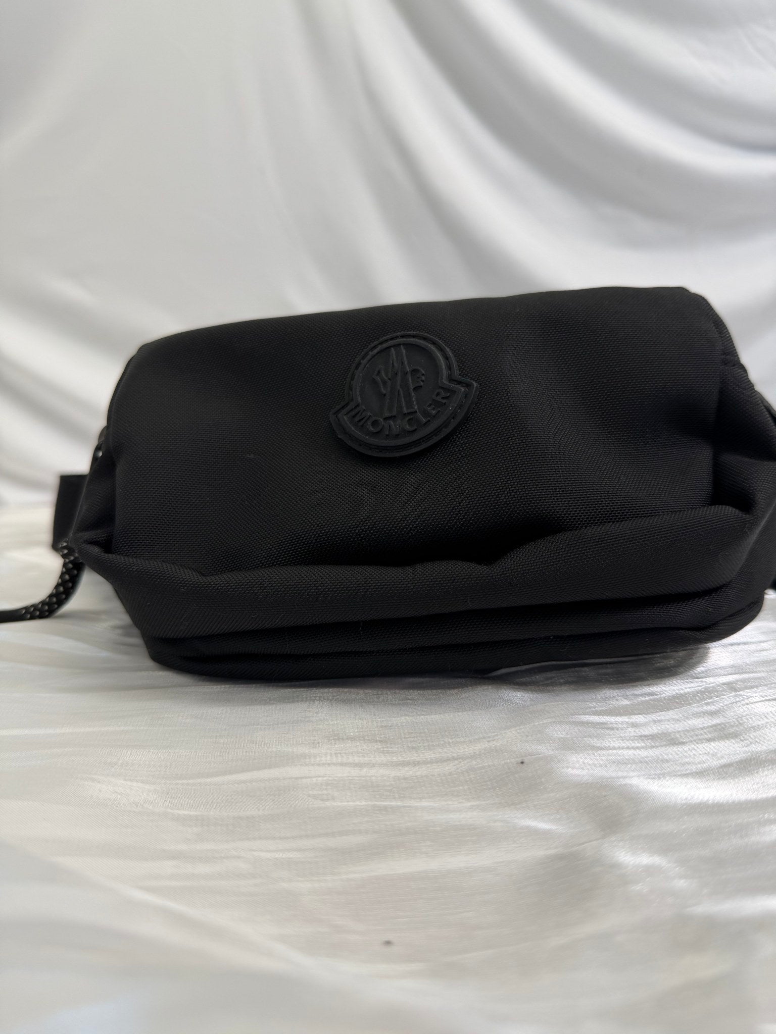 Moncler Durance Black Canvas Bum Bag