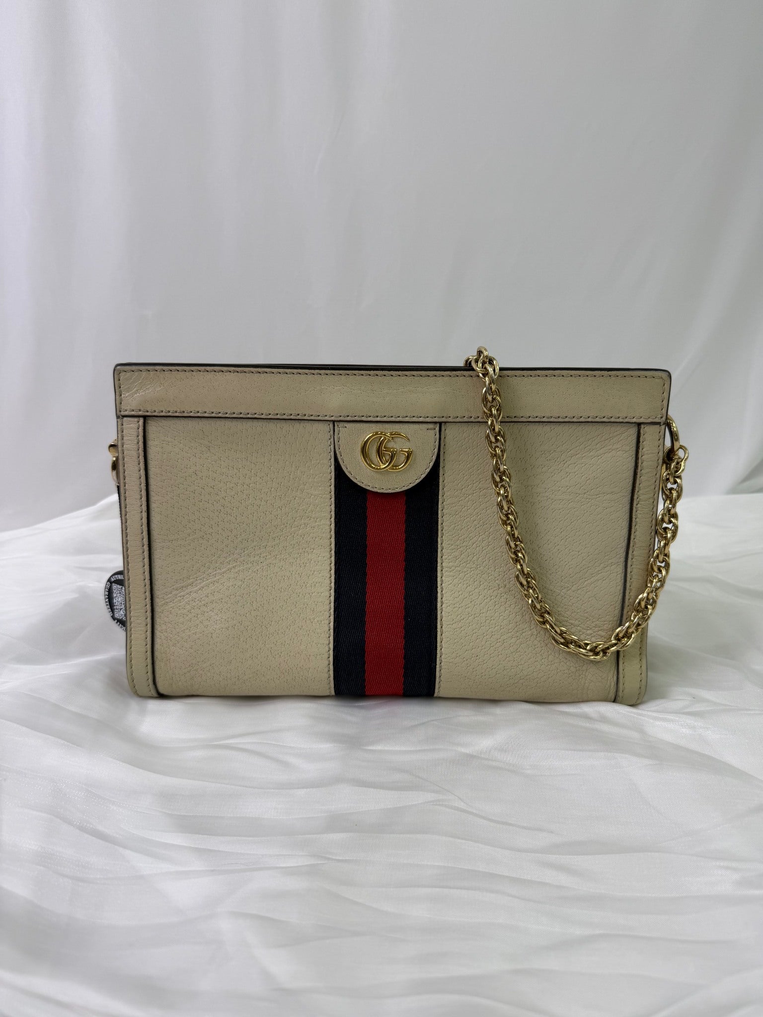 Gucci Cream Ophidia Shoulder Bag