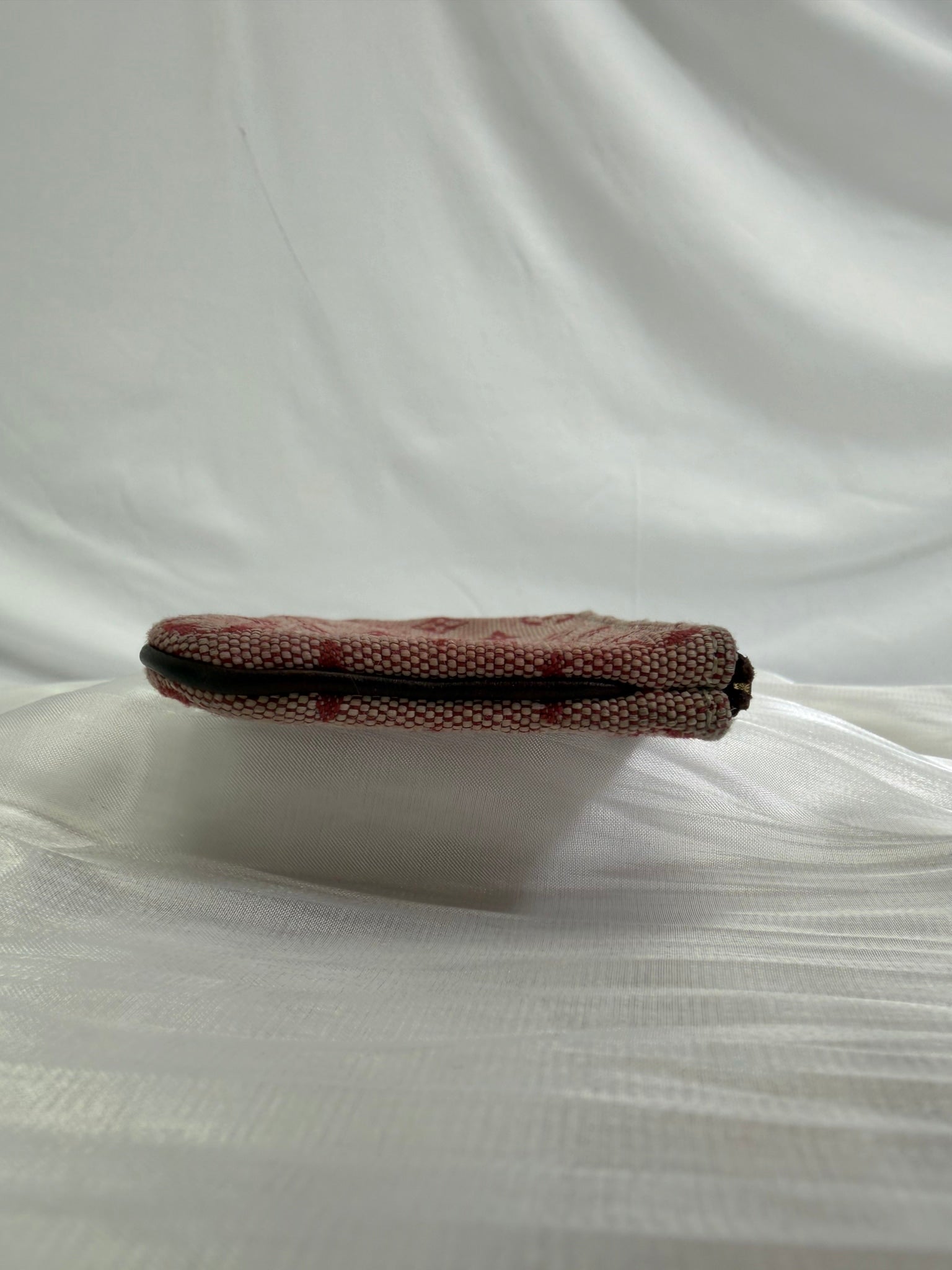 Louis Vuitton Red Mini Lin Key Cles