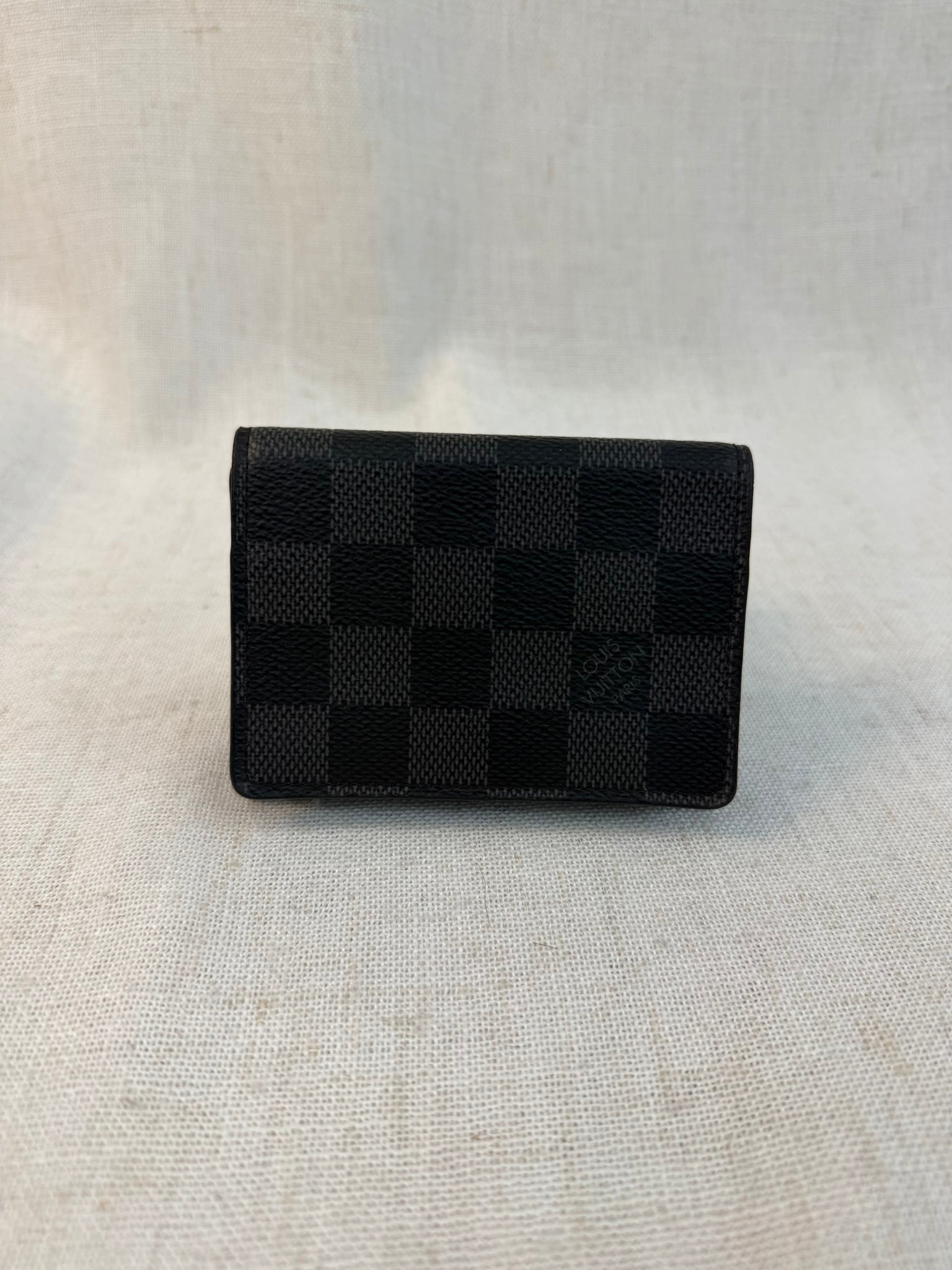 Louis Vuitton Damier Graphite Envelope Carte De Visite Card Case