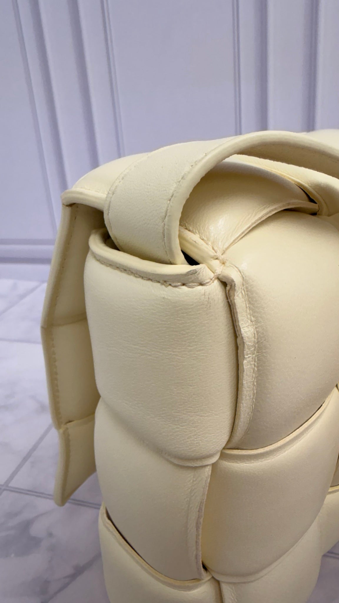 Bottega Veneta Washed Zest Medium Padded Cassette Bag