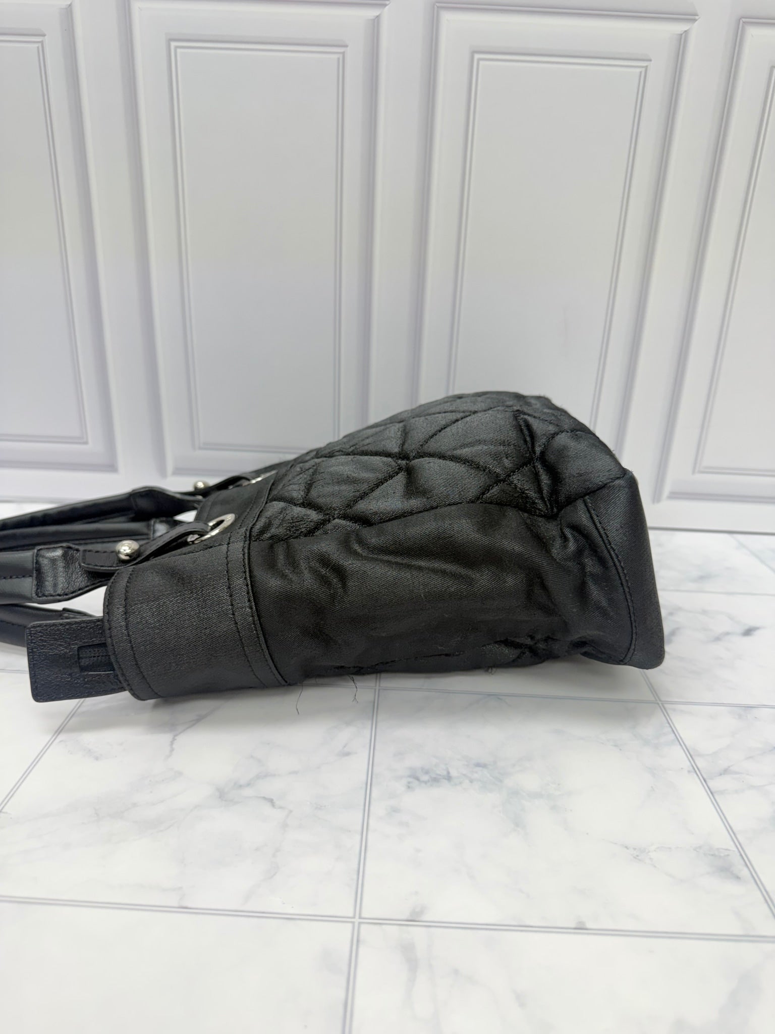 Chanel Black Coated Canvas Paris Biarritz Tote Bag
