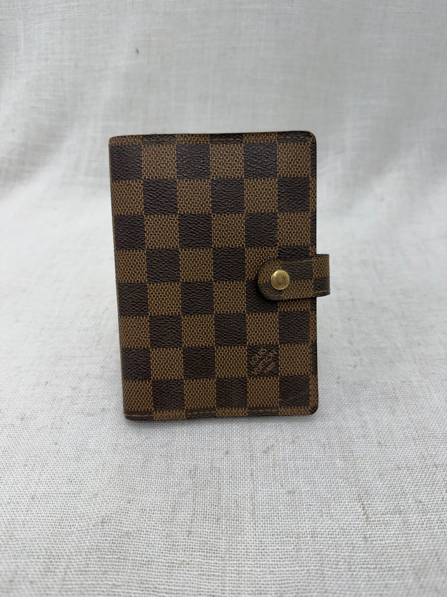Louis Vuitton Damier Ebene Passport Agenda PM