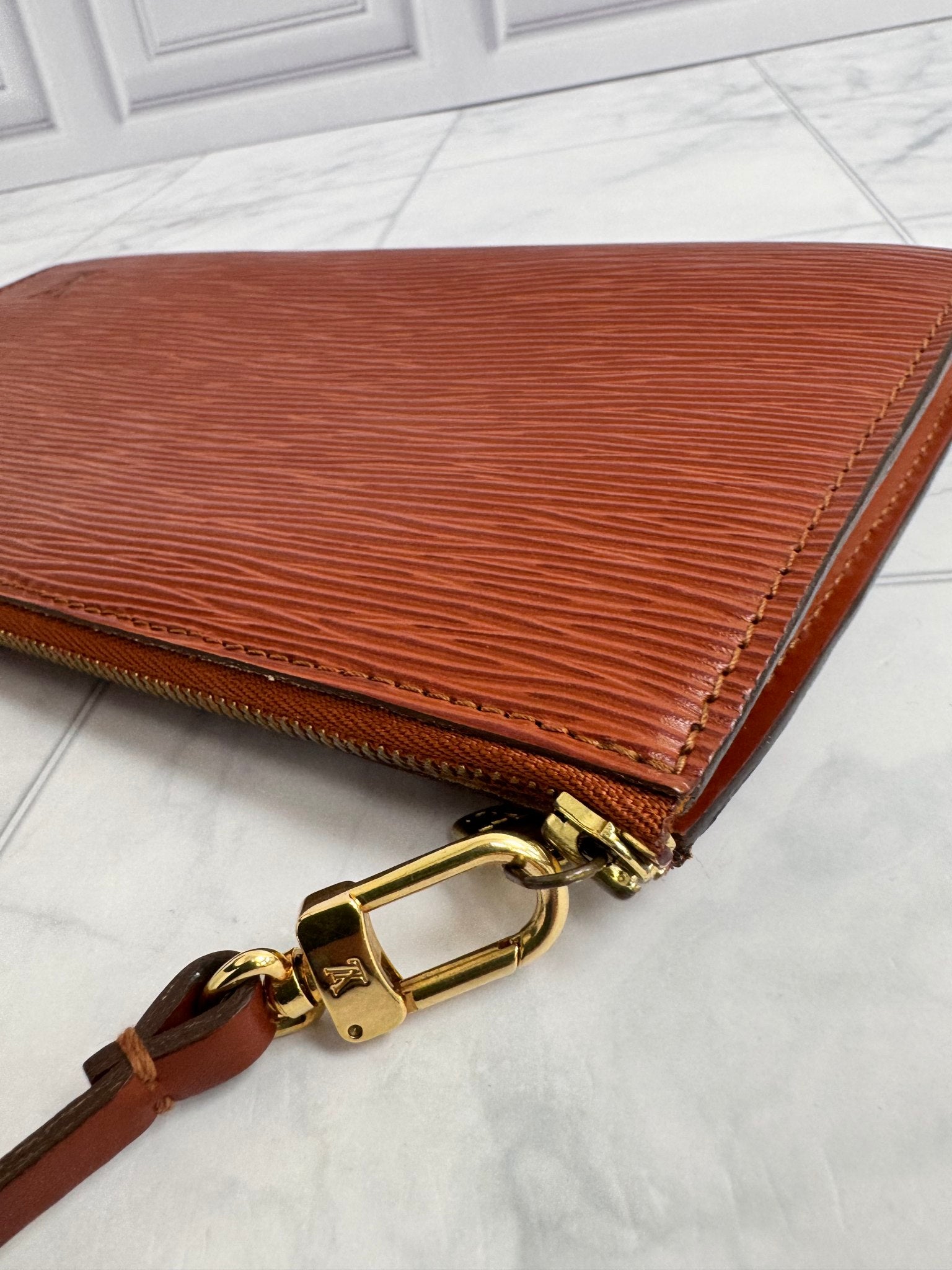Louis Vuitton Brown Epi Pochette Accessoires
