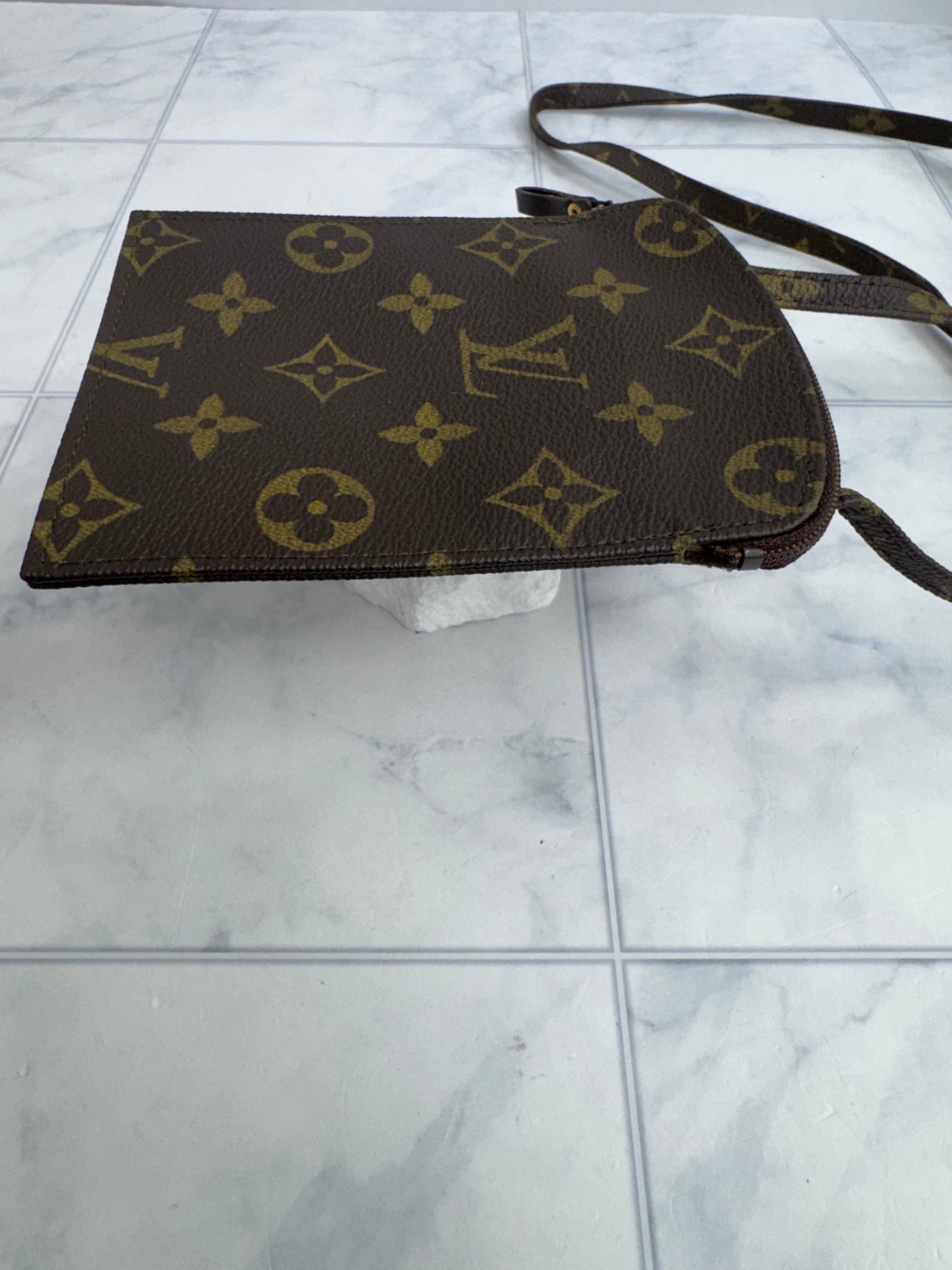 Louis Vuitton Monogram Pochette Secret Crossbody Bag