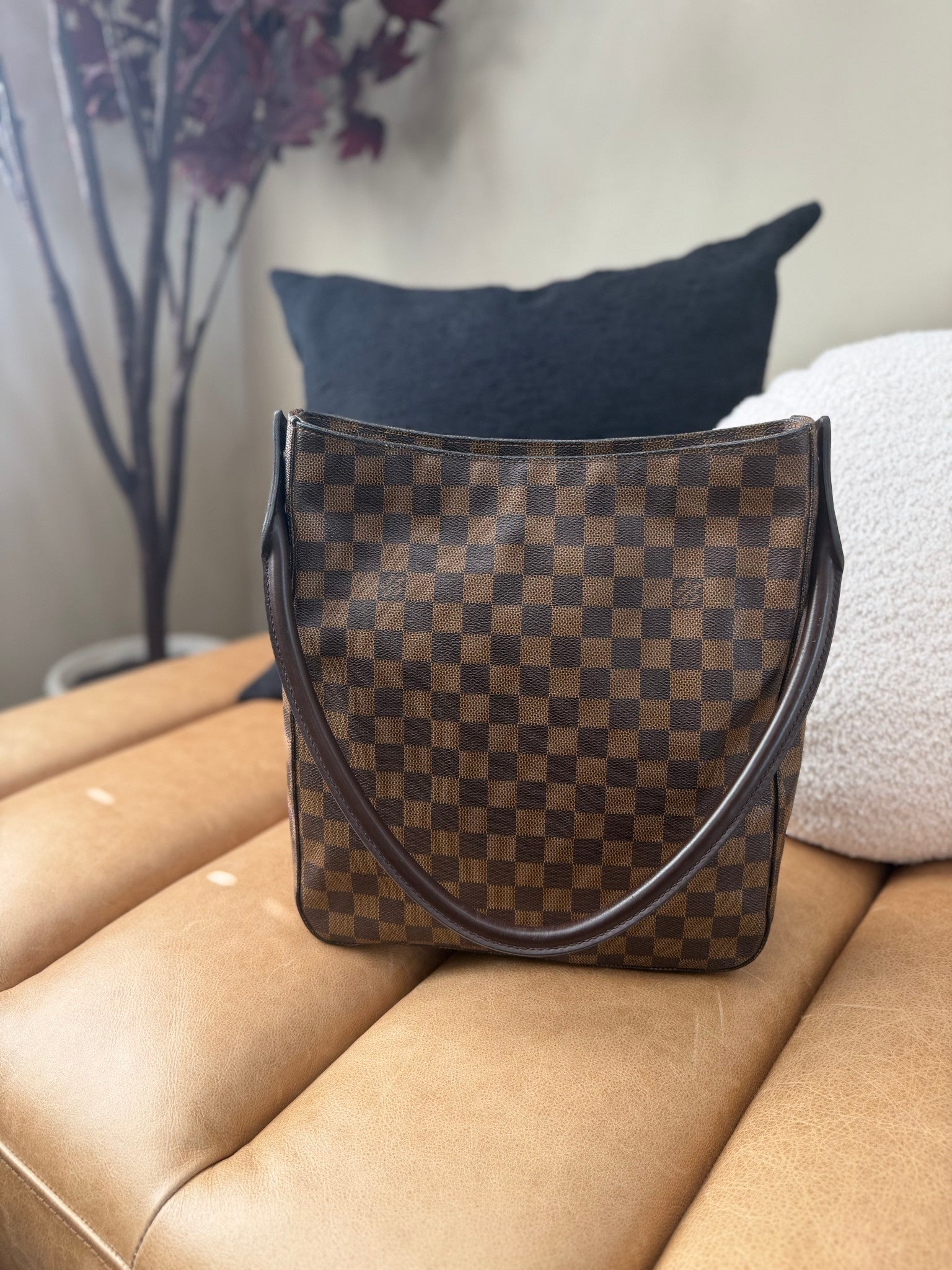 Louis Vuitton Damier Ebene Looping GM