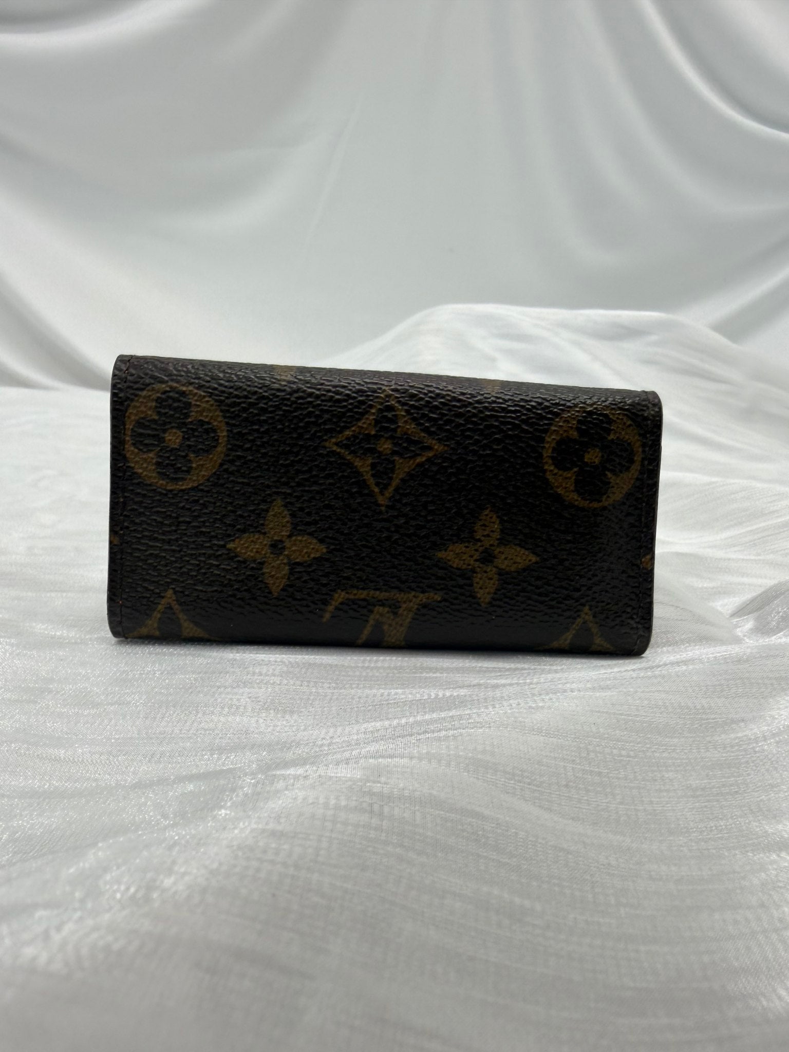 Louis Vuitton Monogram & Orange 4 Key Ring Case