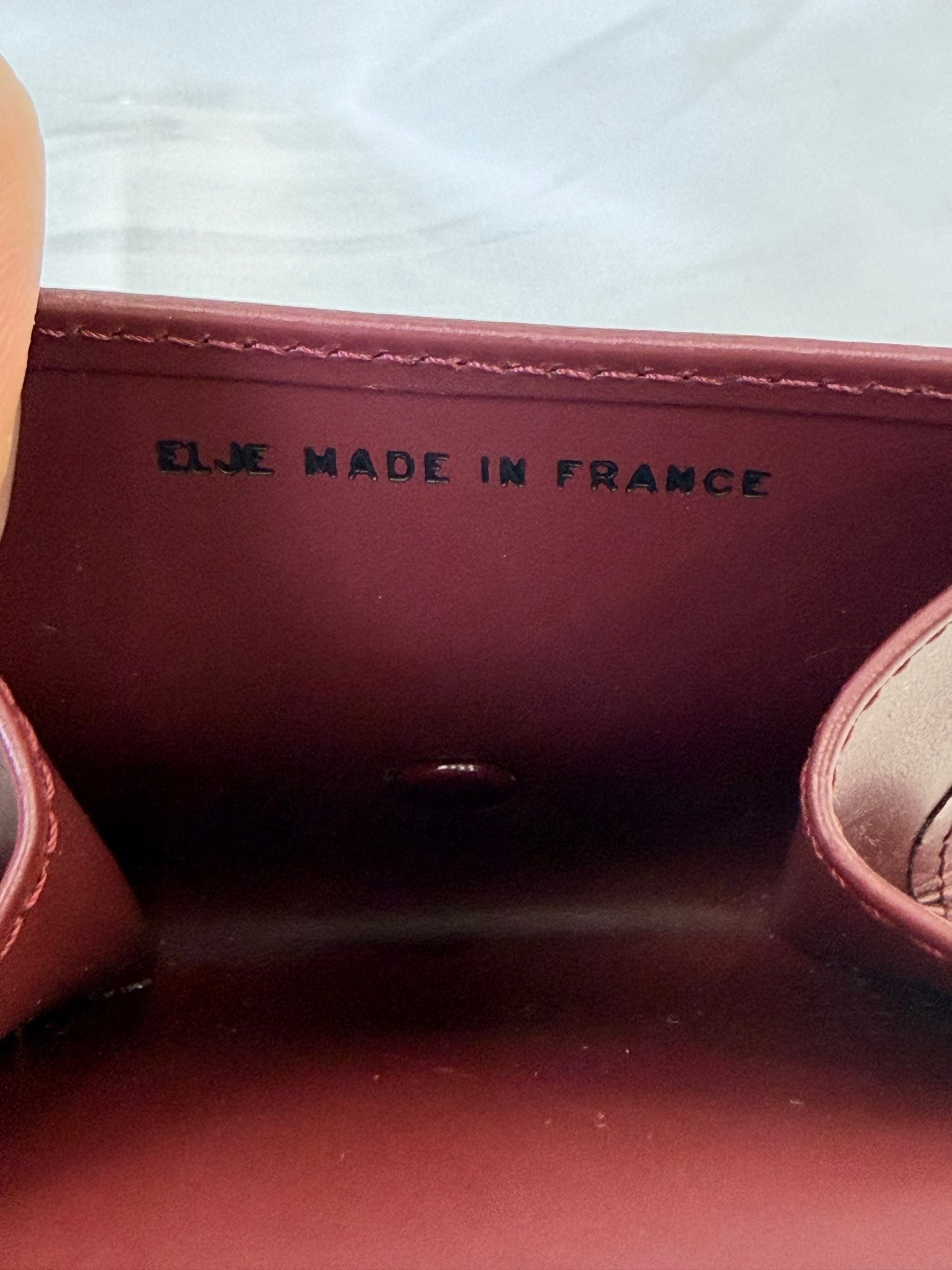 Cartier Bordeaux Leather Must Line Coin Case