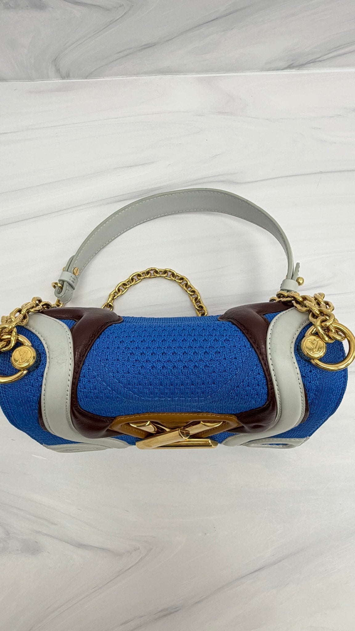 Louis Vuitton Blue Multicolor Twist PM Handbag