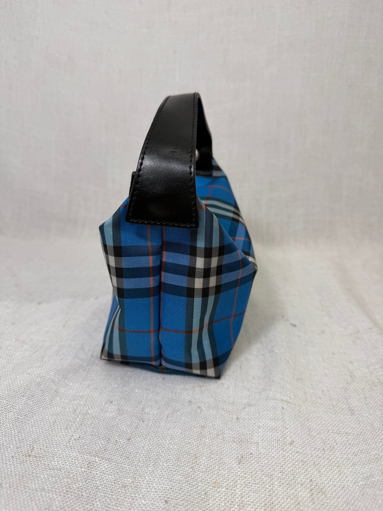 Burberry Blue Nova Check Mini Handbag