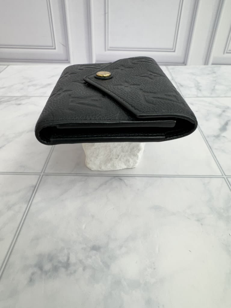 Louis Vuitton Black Empreinte Monogram Victorine Compact Wallet