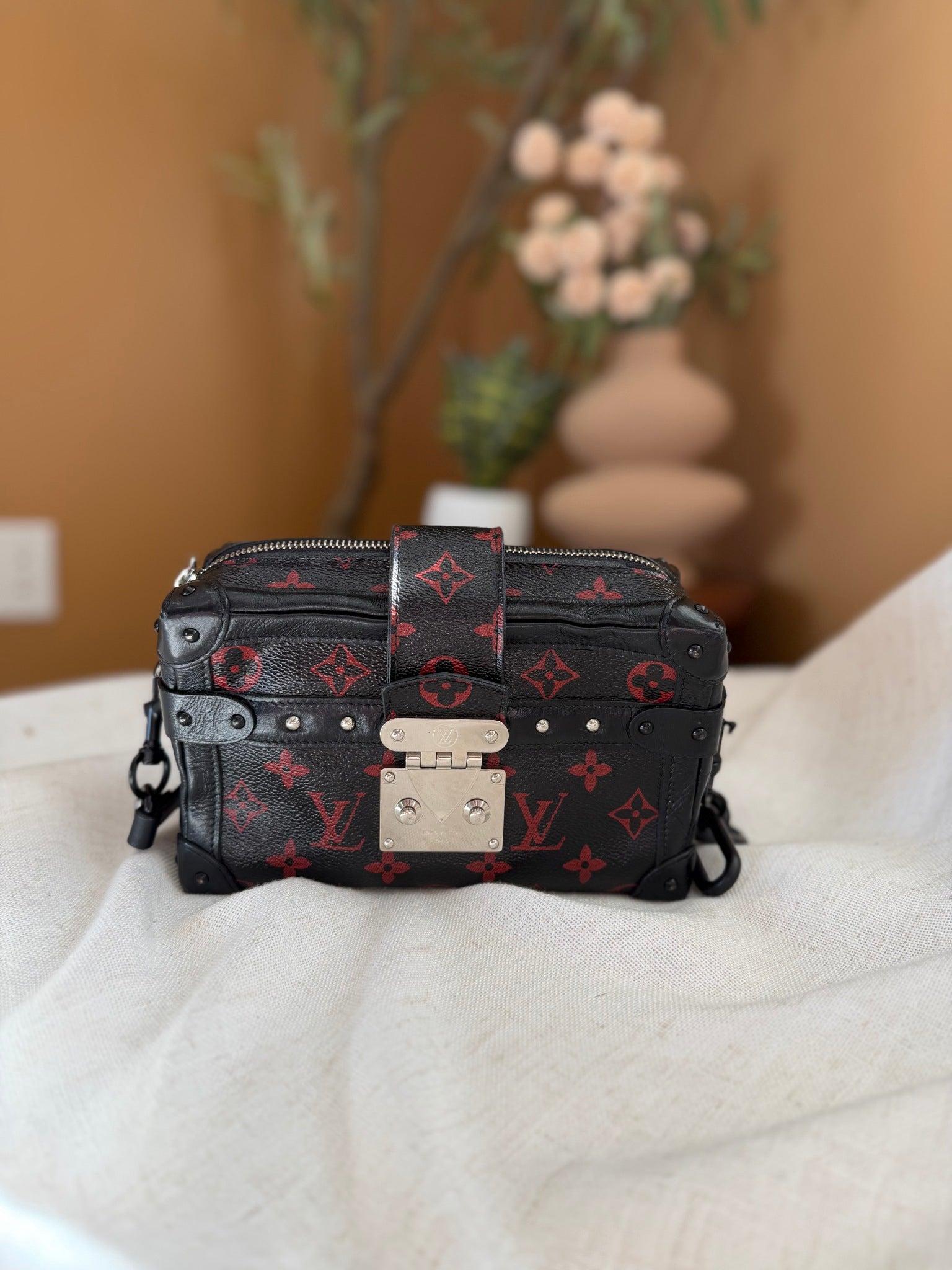 Louis Vuitton Monogram Infarouge Petite Malle Soft Bag