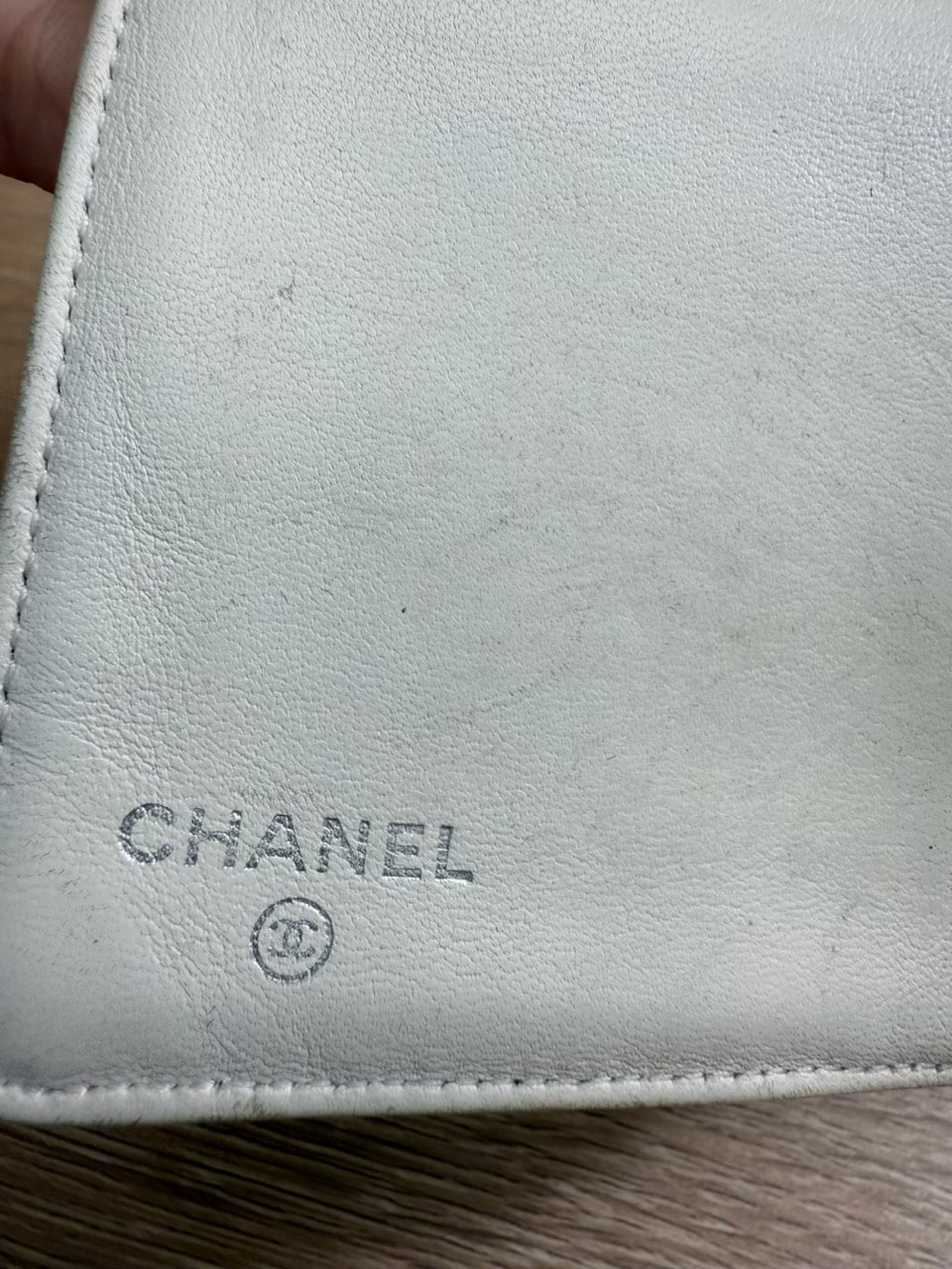 Chanel Metallic Gold Quilted Leather Precious Symbols Wallet