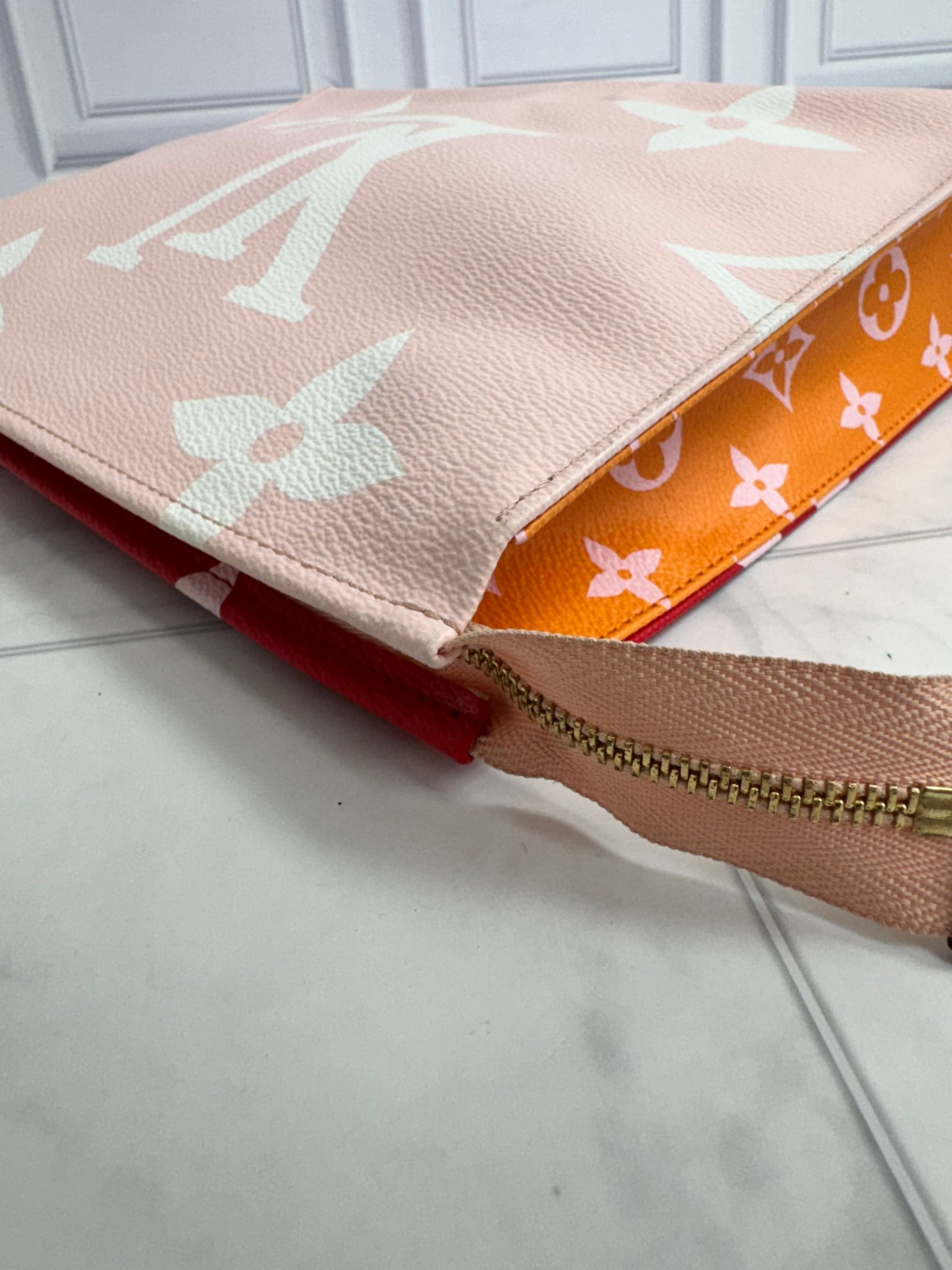 Louis Vuitton Red And Pink Monogram Giant Toiletry Pouch 26