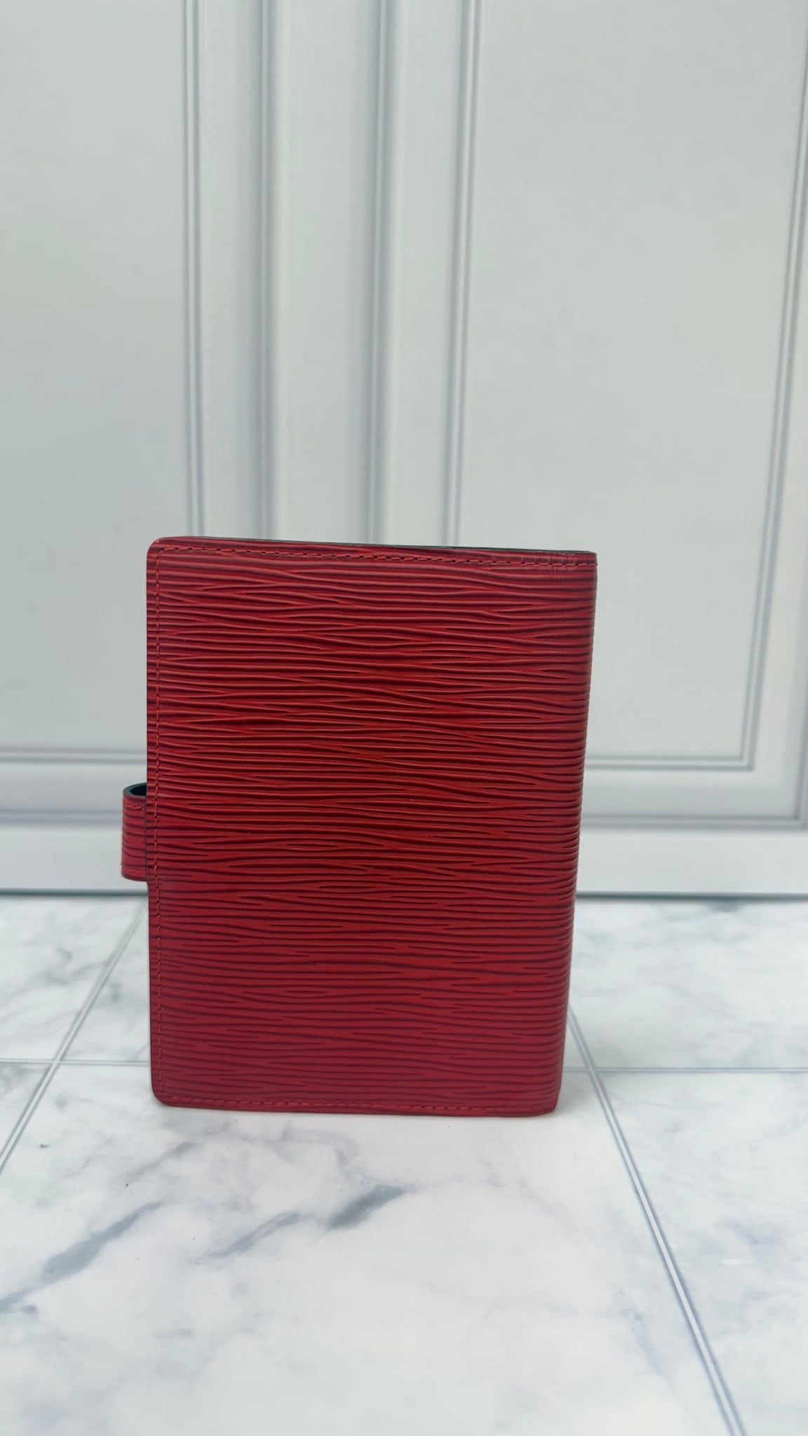 Louis Vuitton Red Epi Leather Agenda PM Cover