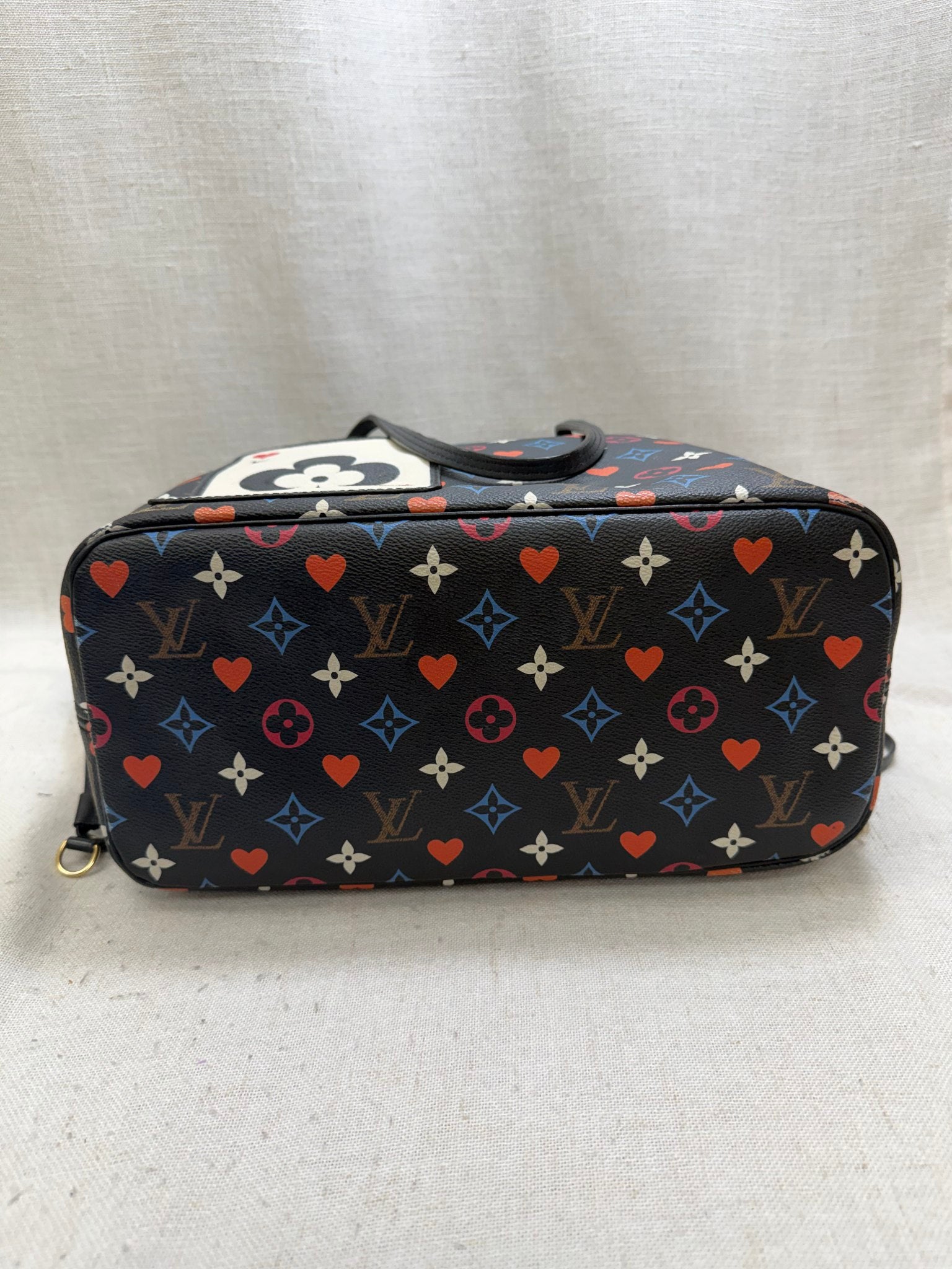 Louis Vuitton Black Monogram Game On NeverFull MM Tote Bag