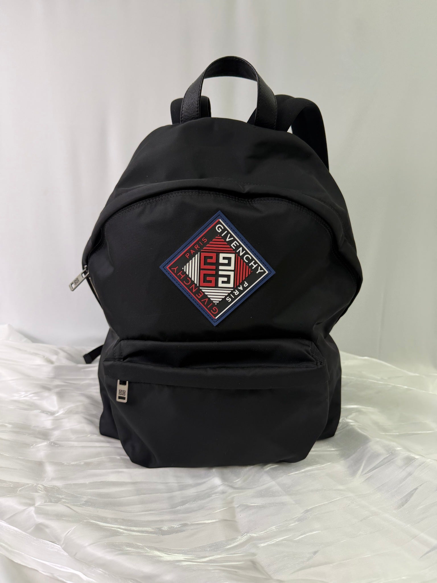 Givenchy Black Nylon Patches Backpack