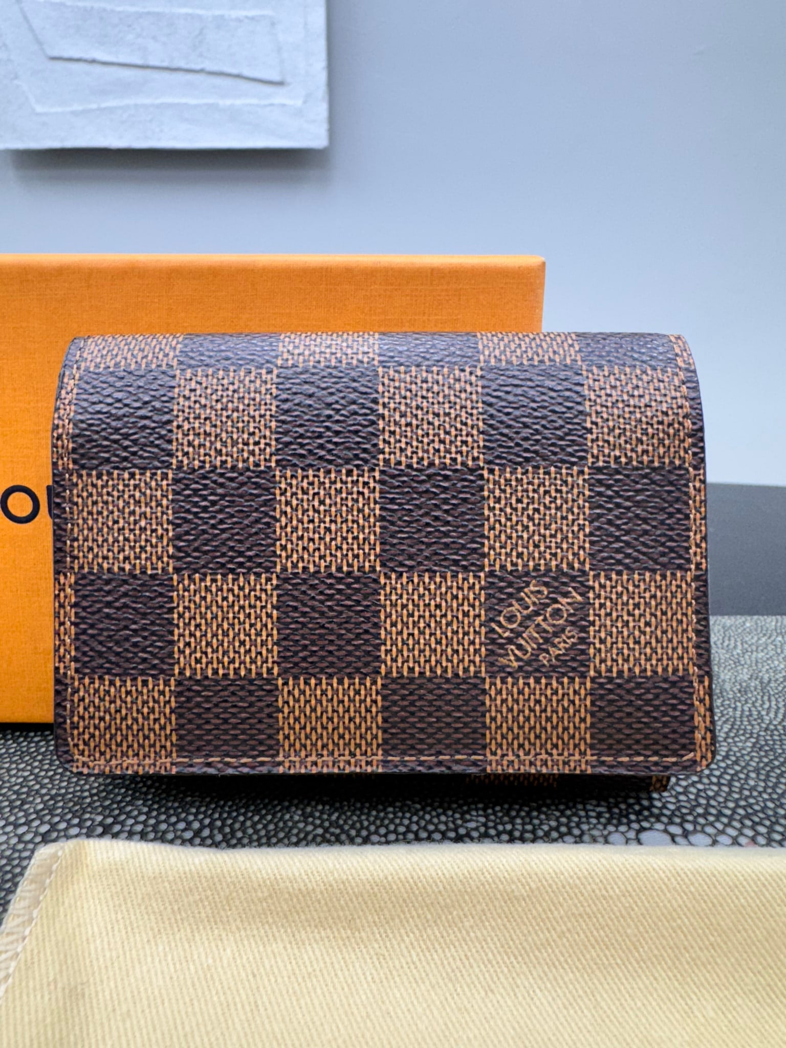 Louis Vuitton Damier Ebene Business Card Holder