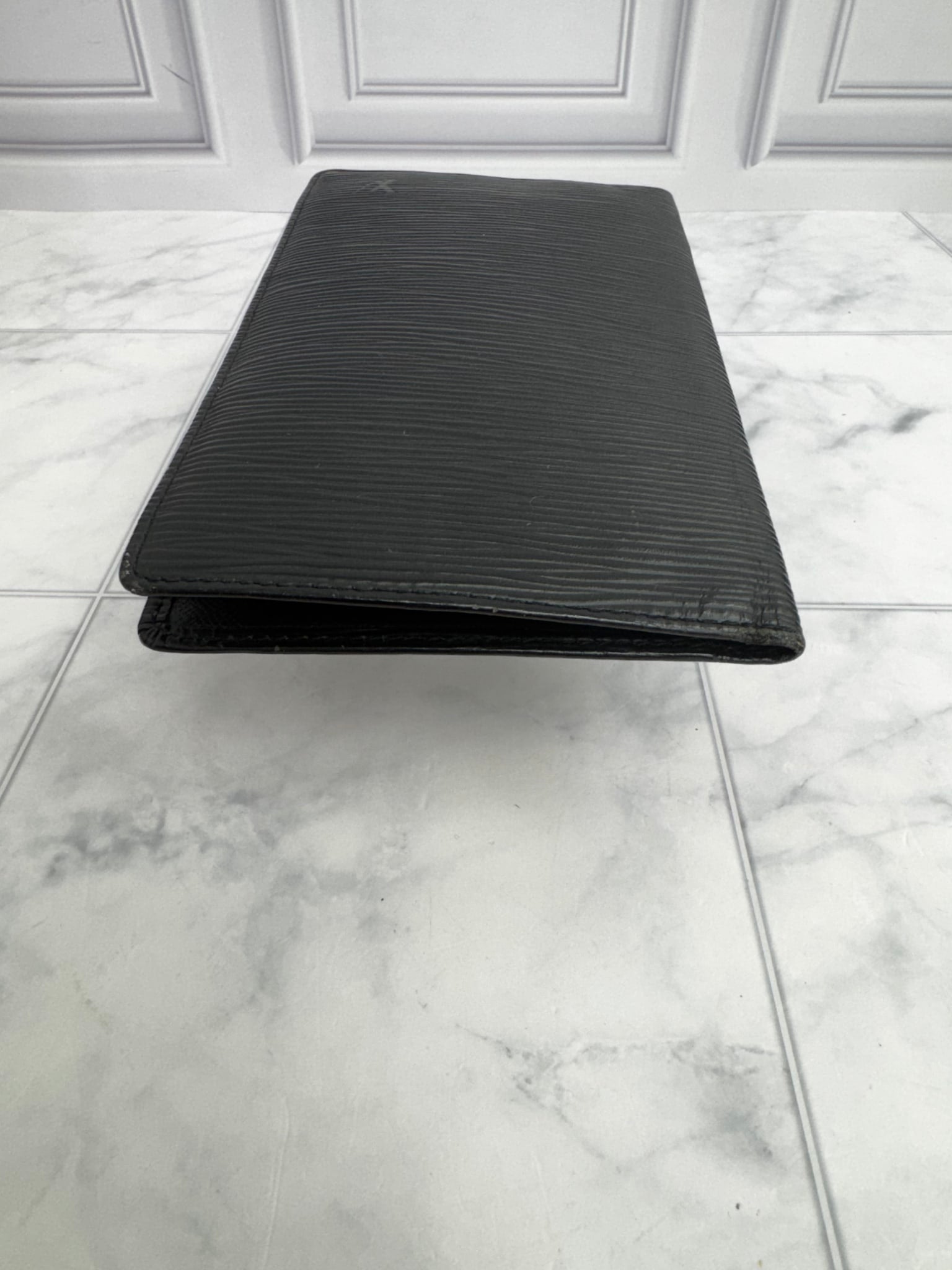 Louis Vuitton Black Epi Long Wallet