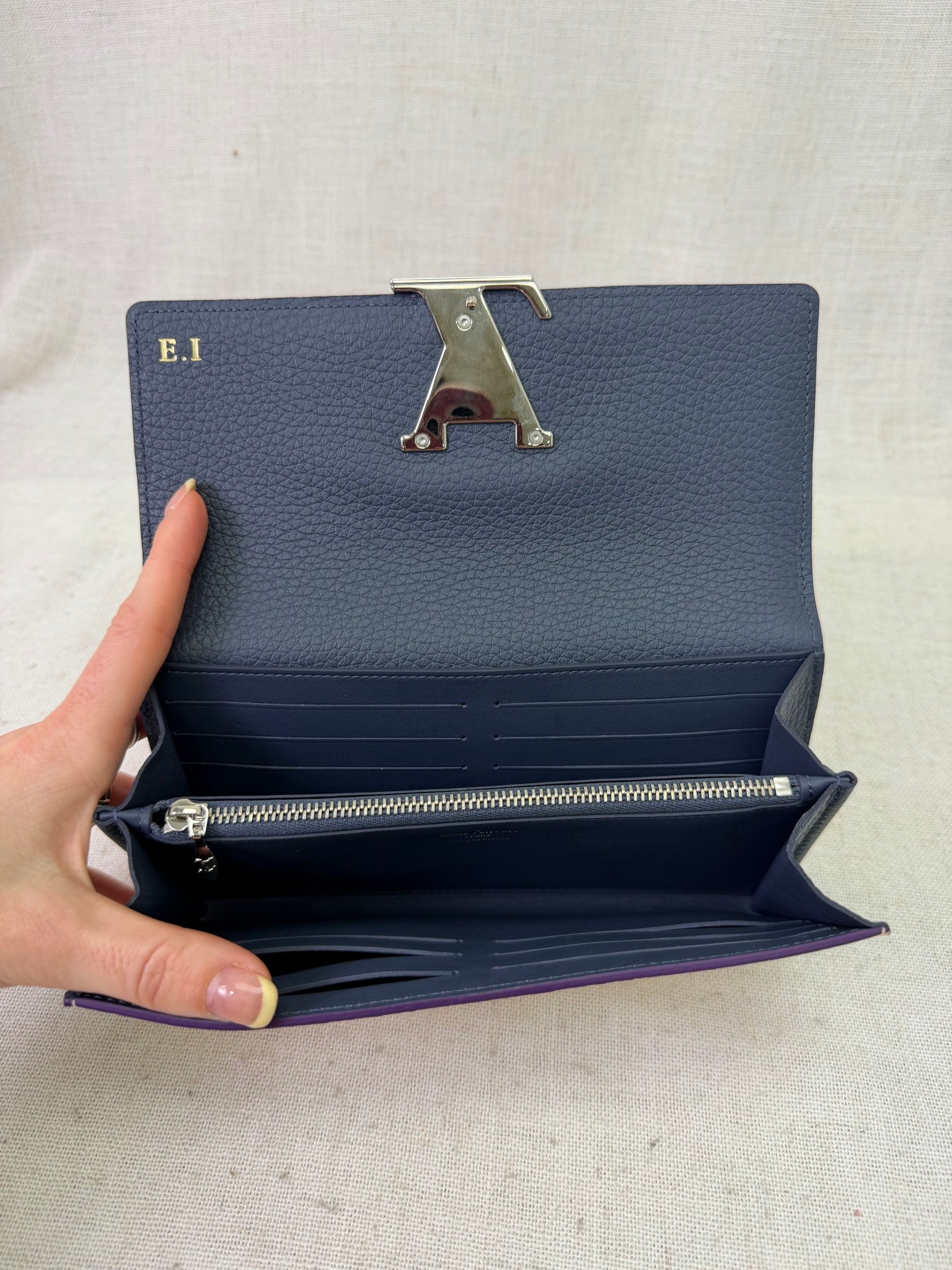 Louis Vuitton Multicolored Taurillon Leather Capucine Sarah Wallet